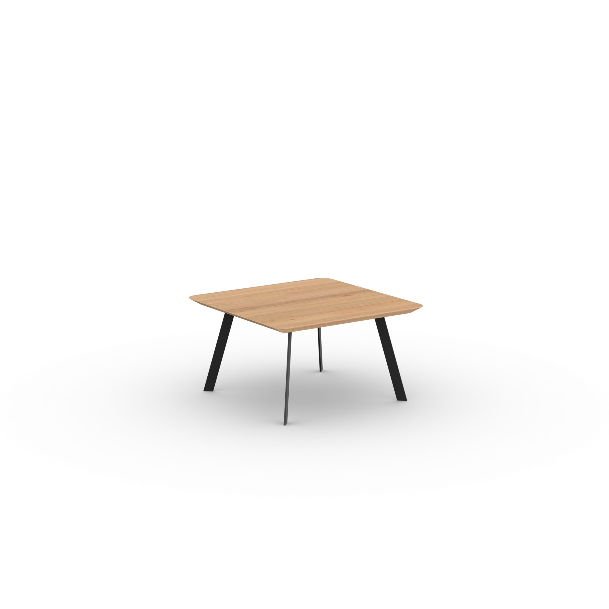 Design Coffee Table | New Co Coffee Table 70 Square Black | Oak natural lacquer | Studio HENK | 