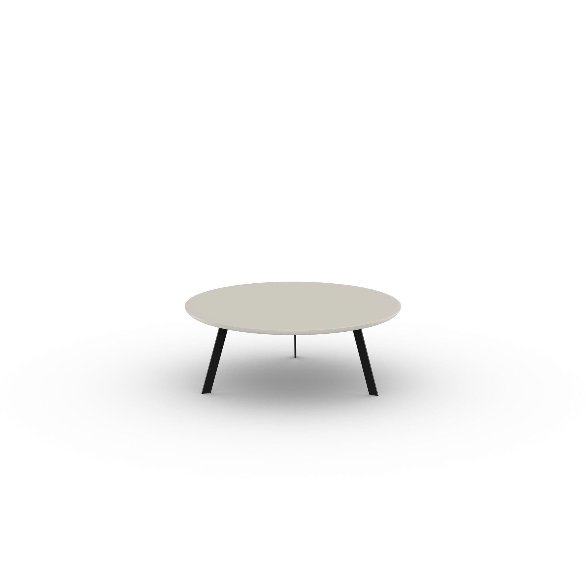 Design Coffee Table | New Co Coffee Table 90 Round Black | HPL Unilin Seashell | Studio HENK | 