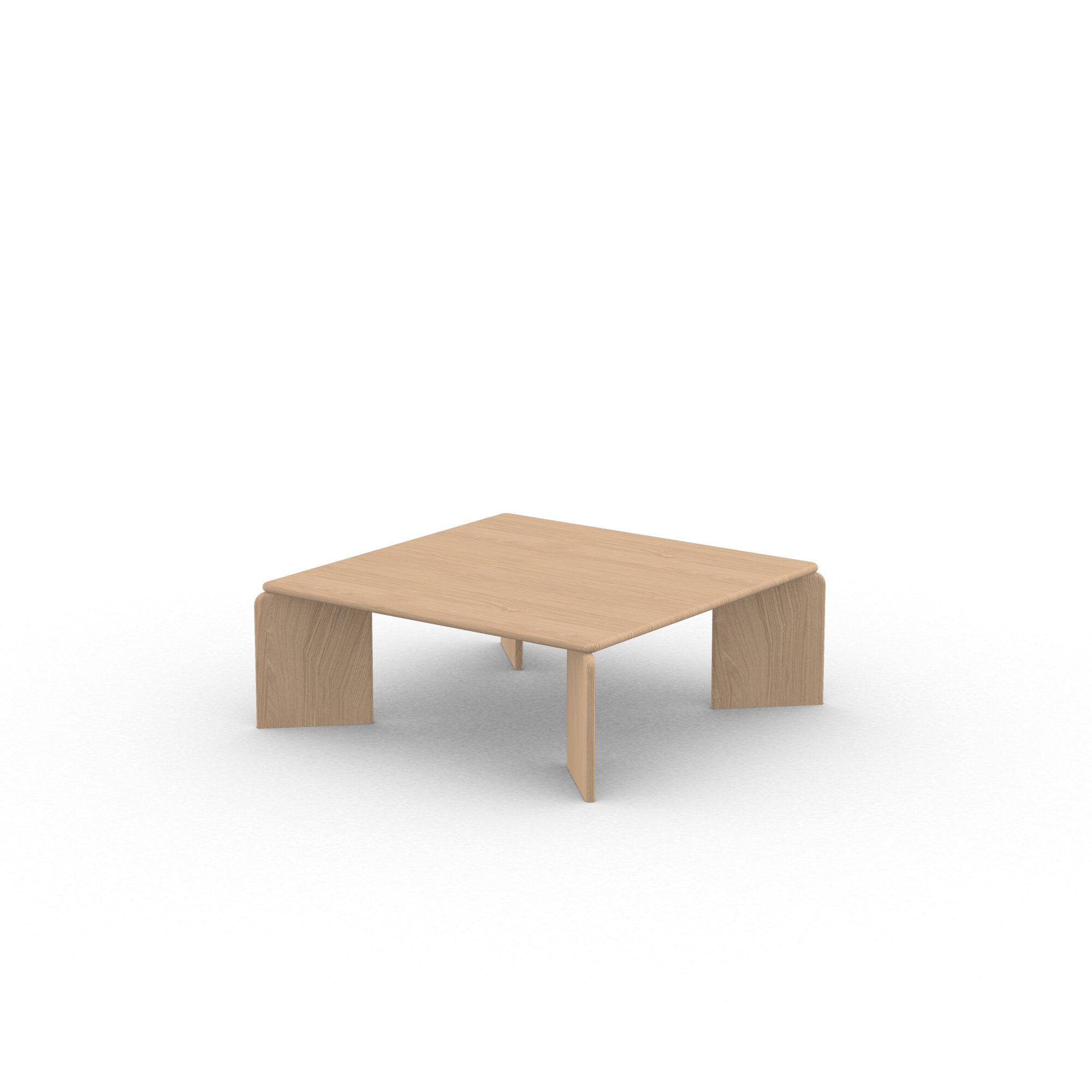 Design Coffee Table | Soft Coffee Table 90 Oak hardwax oil natural light 3041 | Oak hardwax oil natural light 3041 | Studio HENK | 