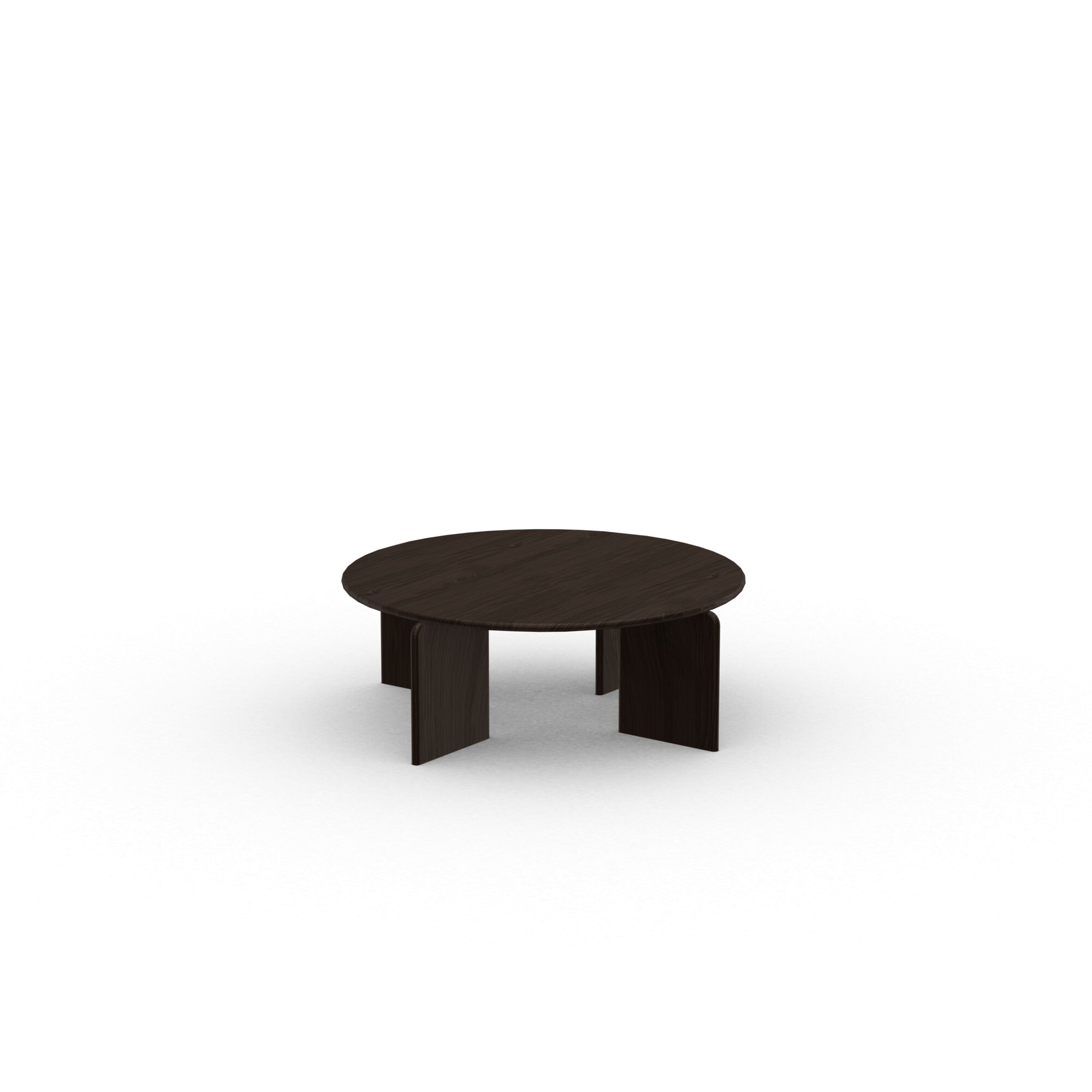 Design Coffee Table | Soft Coffee Table 90 Oak smoked stain | Oak smoked stain | Studio HENK | 