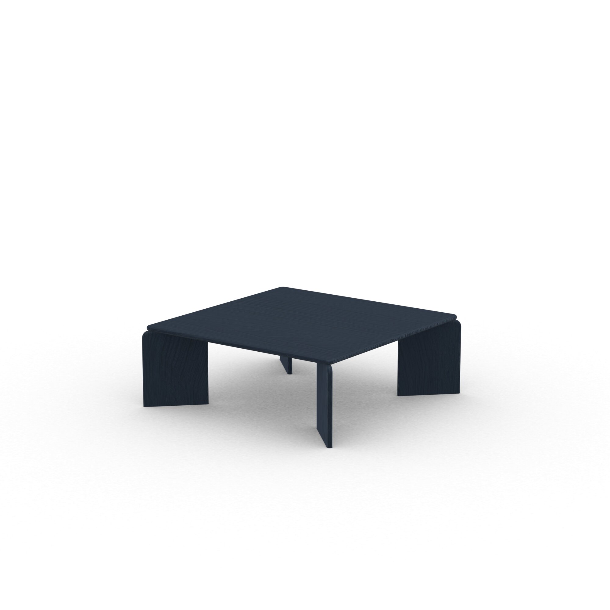 Design Coffee Table | Soft Coffee Table 90 Oak blue lacquer | Oak blue lacquer | Studio HENK | 