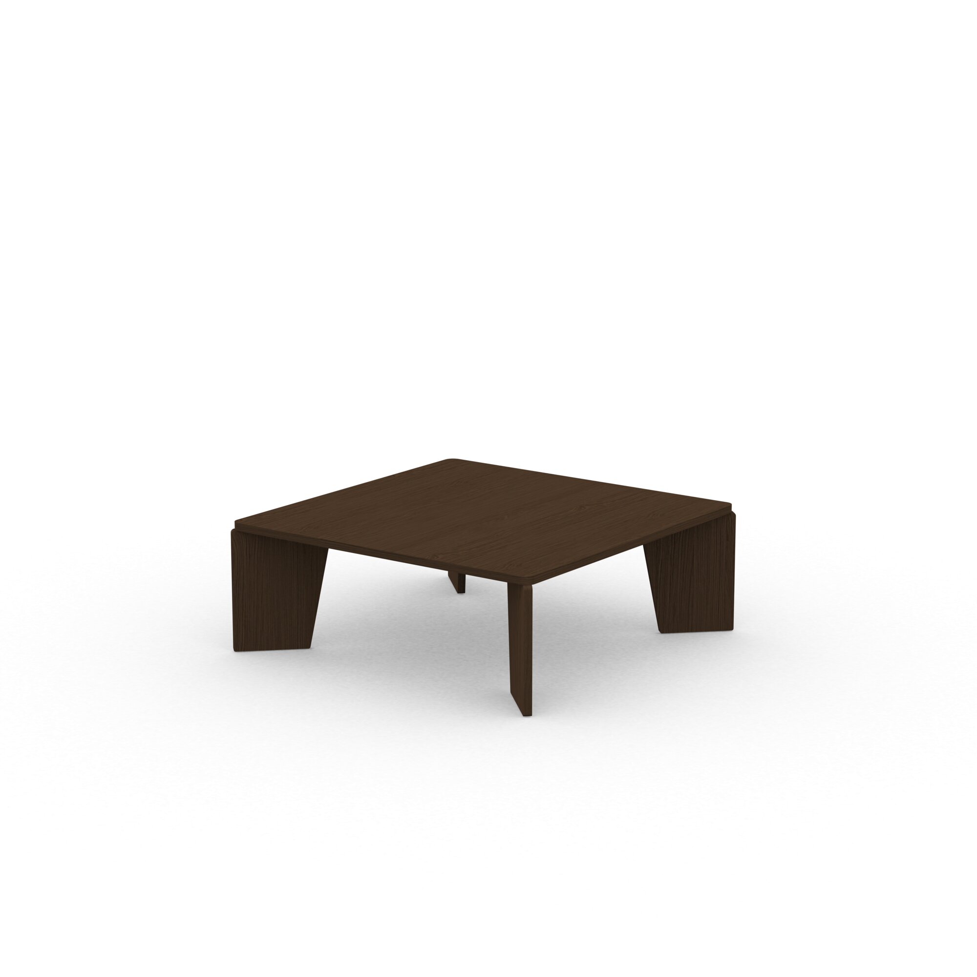 Design Coffee Table | Taper Coffee Table 90 Oak dark brown stain 3063 | Oak dark brown stain 3063 | Studio HENK | 