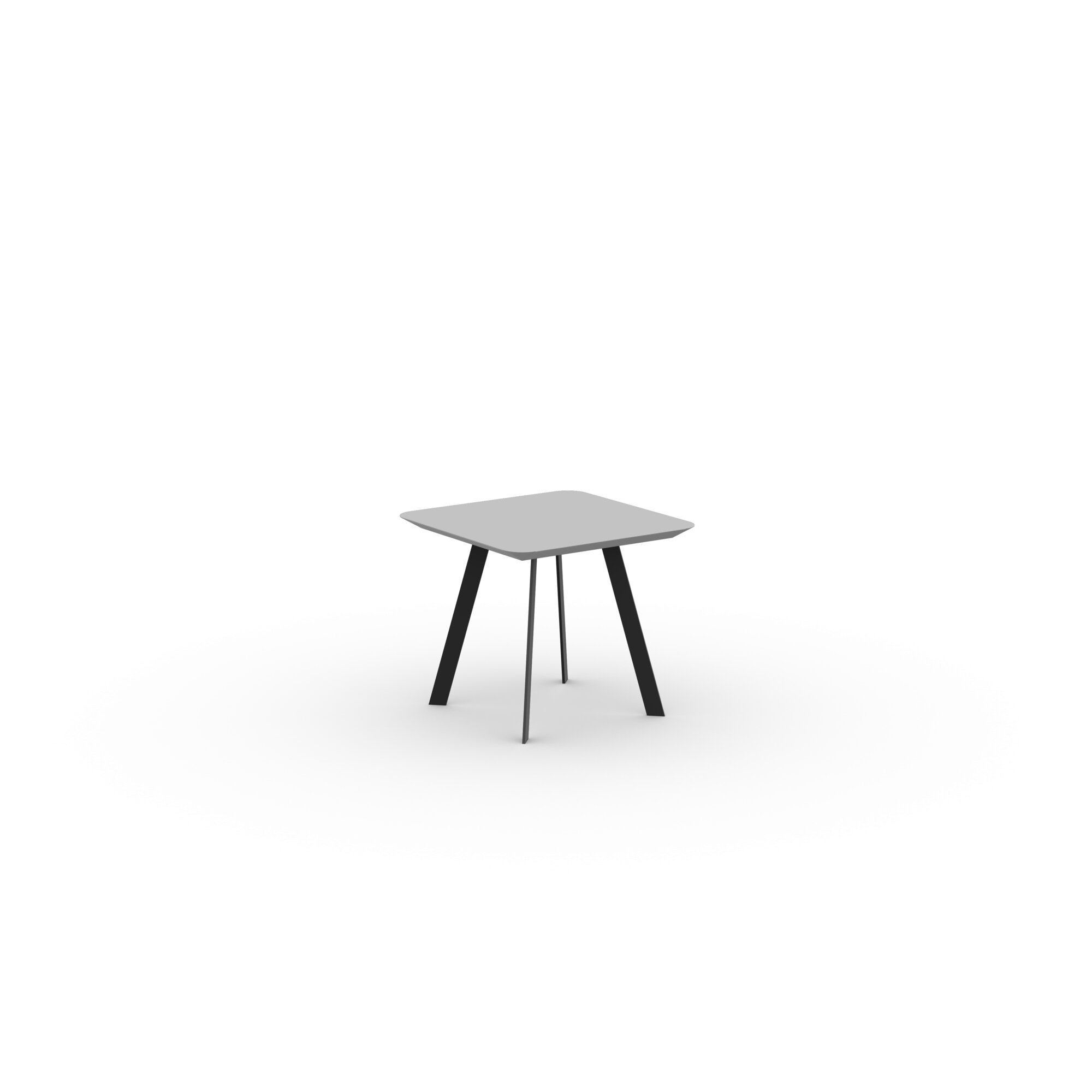 Design Coffee Table | New Co Coffee Table 50 Square Black | HPL Fenix grigio efeso | Studio HENK| 