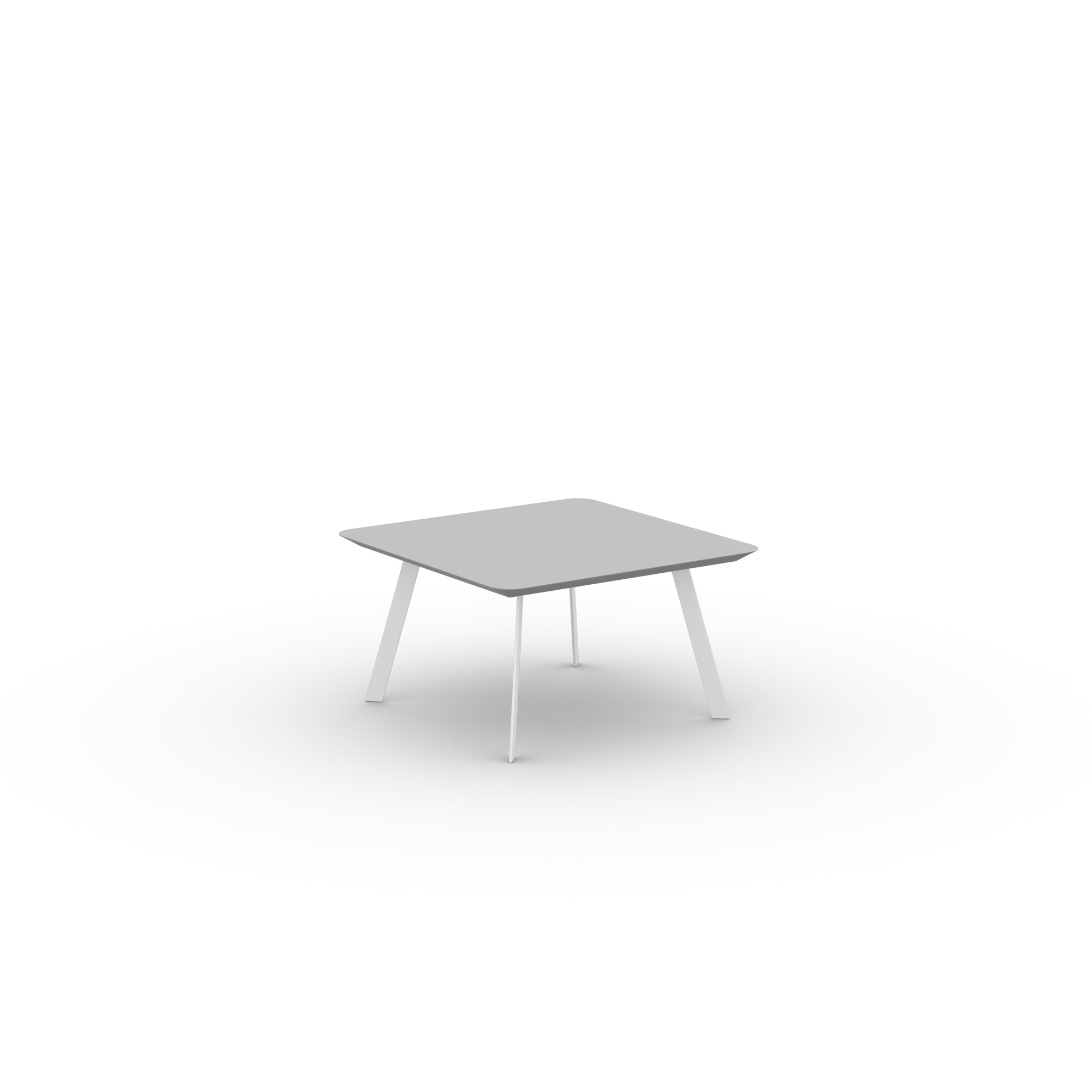 Design Coffee Table | New Co Coffee Table 70 Square White | HPL Fenix grigio efeso | Studio HENK| 