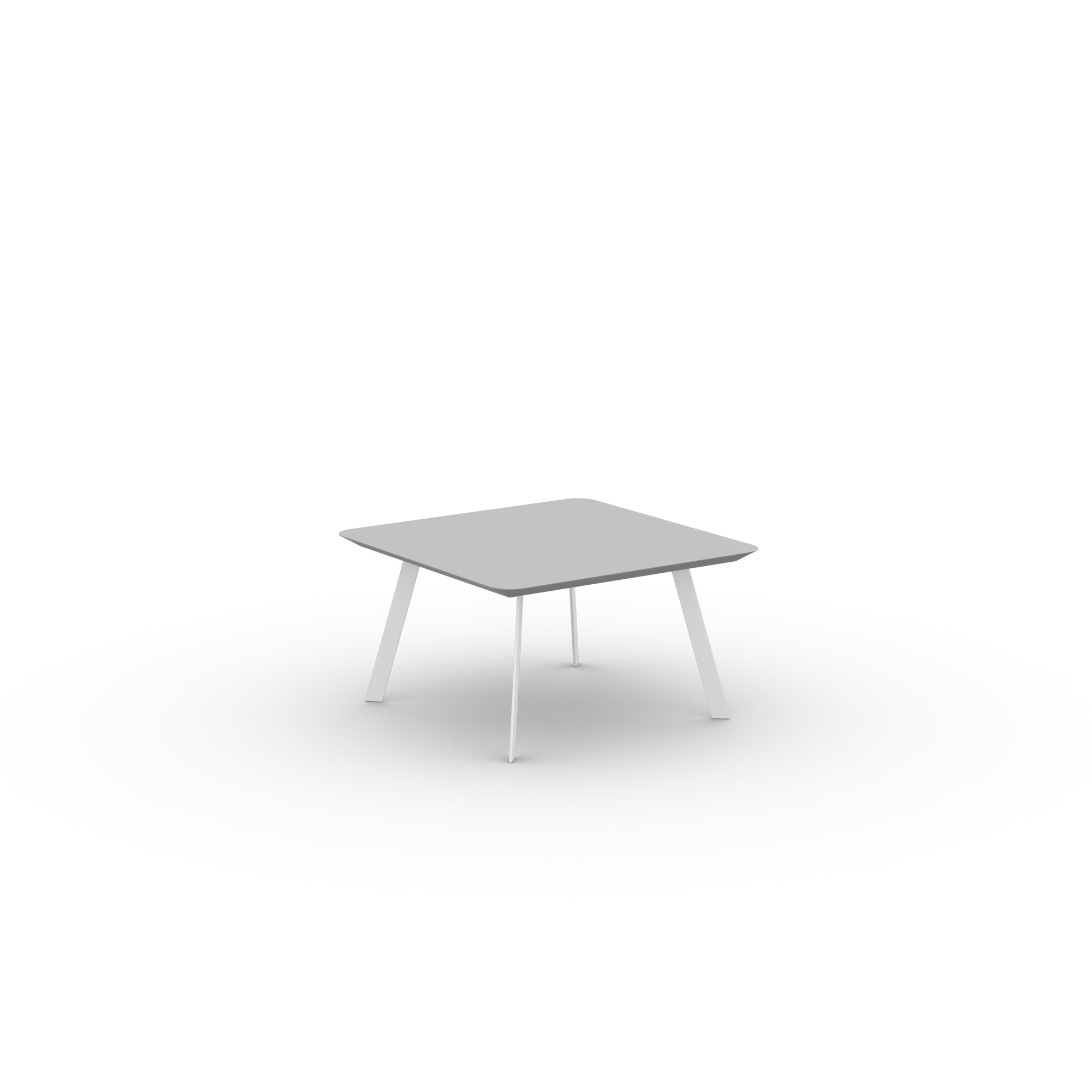 Design Coffee Table | New Co Coffee Table 70 Square White | HPL Fenix grigio efeso | Studio HENK | 