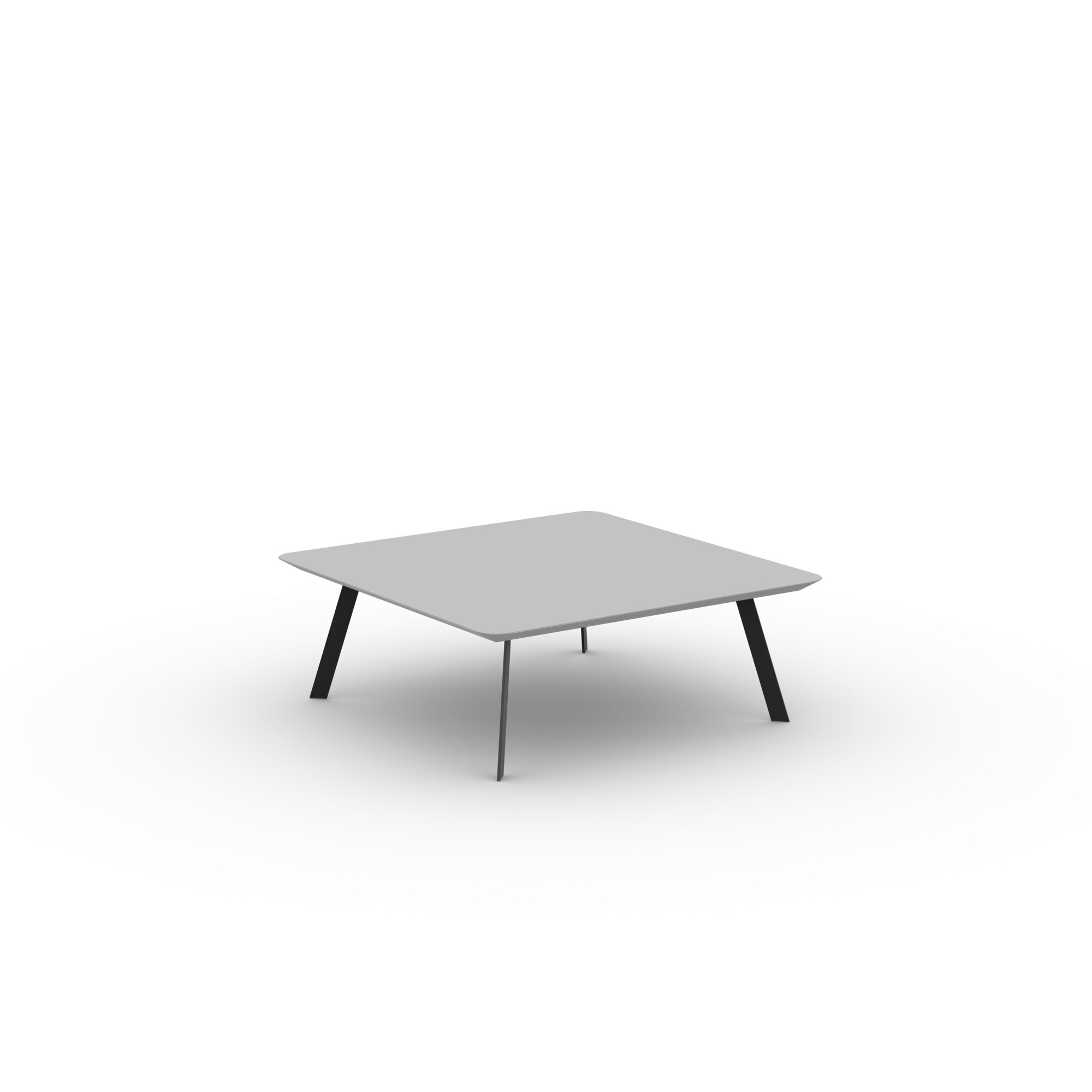 Design Coffee Table | New Co Coffee Table 90 Square Black | HPL Fenix grigio efeso | Studio HENK| 