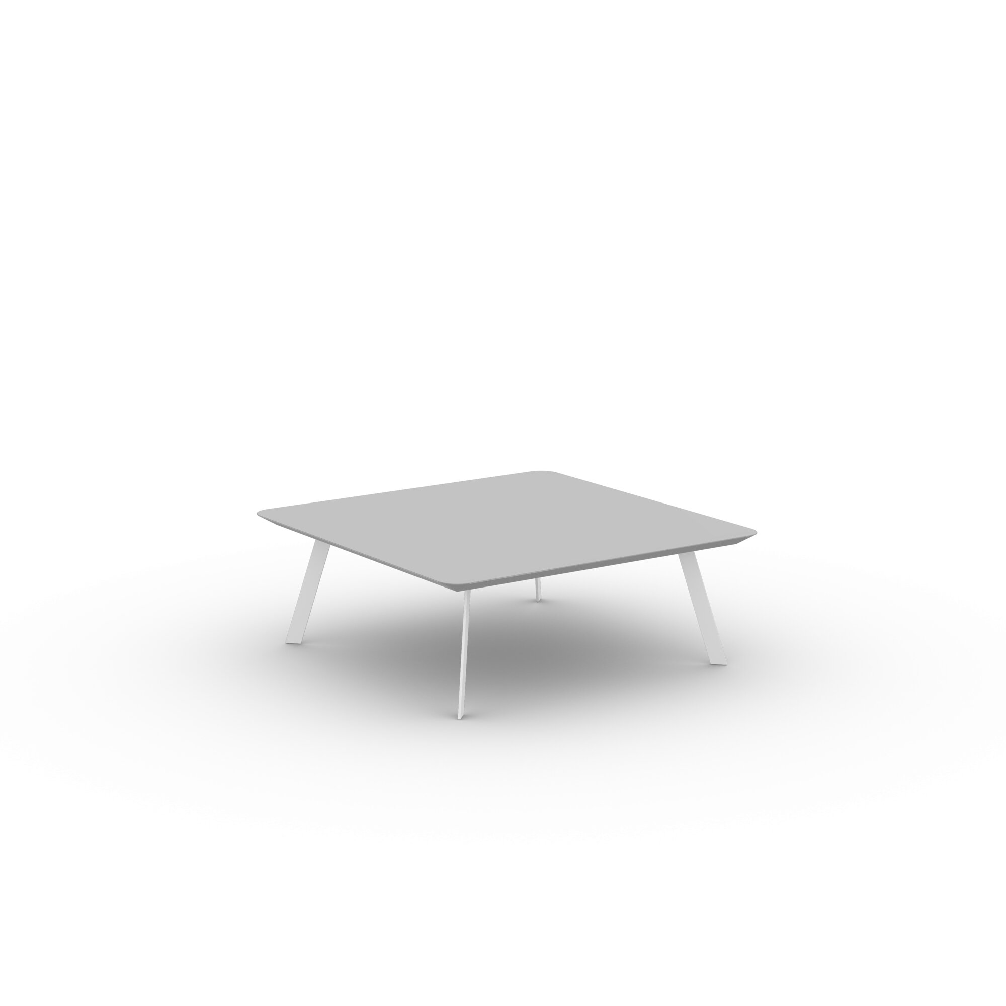 Design Coffee Table | New Co Coffee Table 90 Square White | HPL Fenix grigio efeso | Studio HENK | 