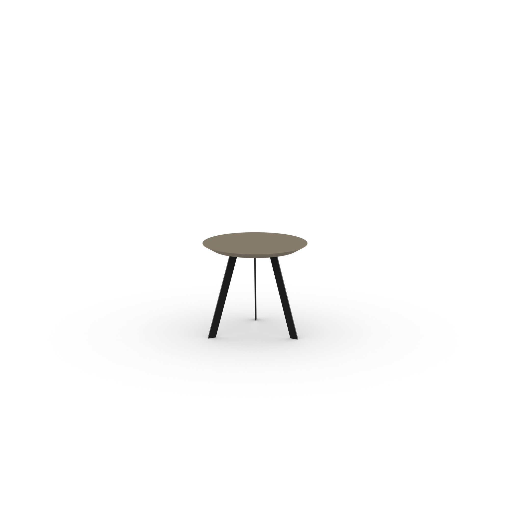 Design Coffee Table | New Co Coffee Table 50 Round Black | HPL Fenix castoro ottawa | Studio HENK| 