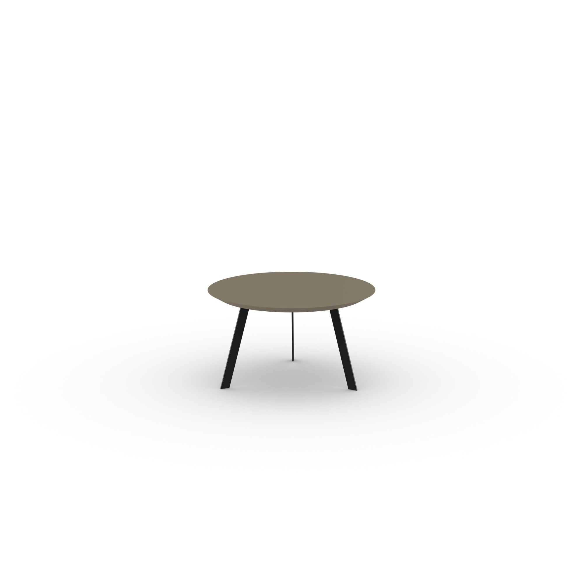 Design Coffee Table | New Co Coffee Table 70 Round Black | HPL Fenix castoro ottawa | Studio HENK | 