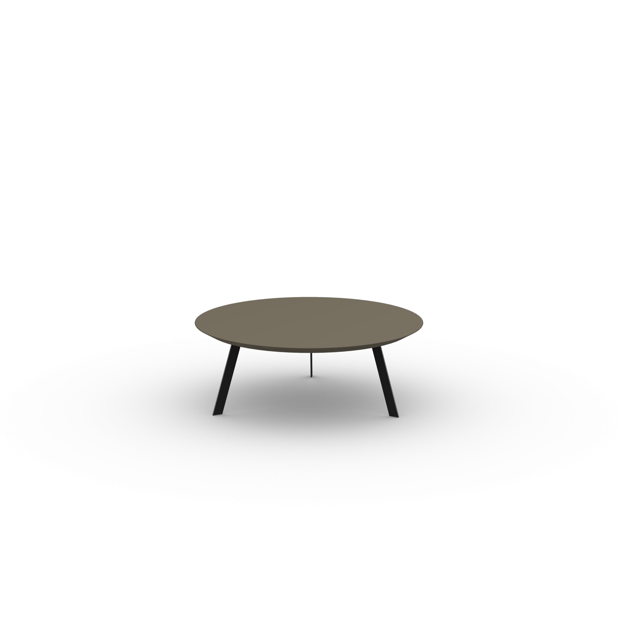 Design Coffee Table | New Co Coffee Table 90 Round Black | HPL Fenix castoro ottawa | Studio HENK | 