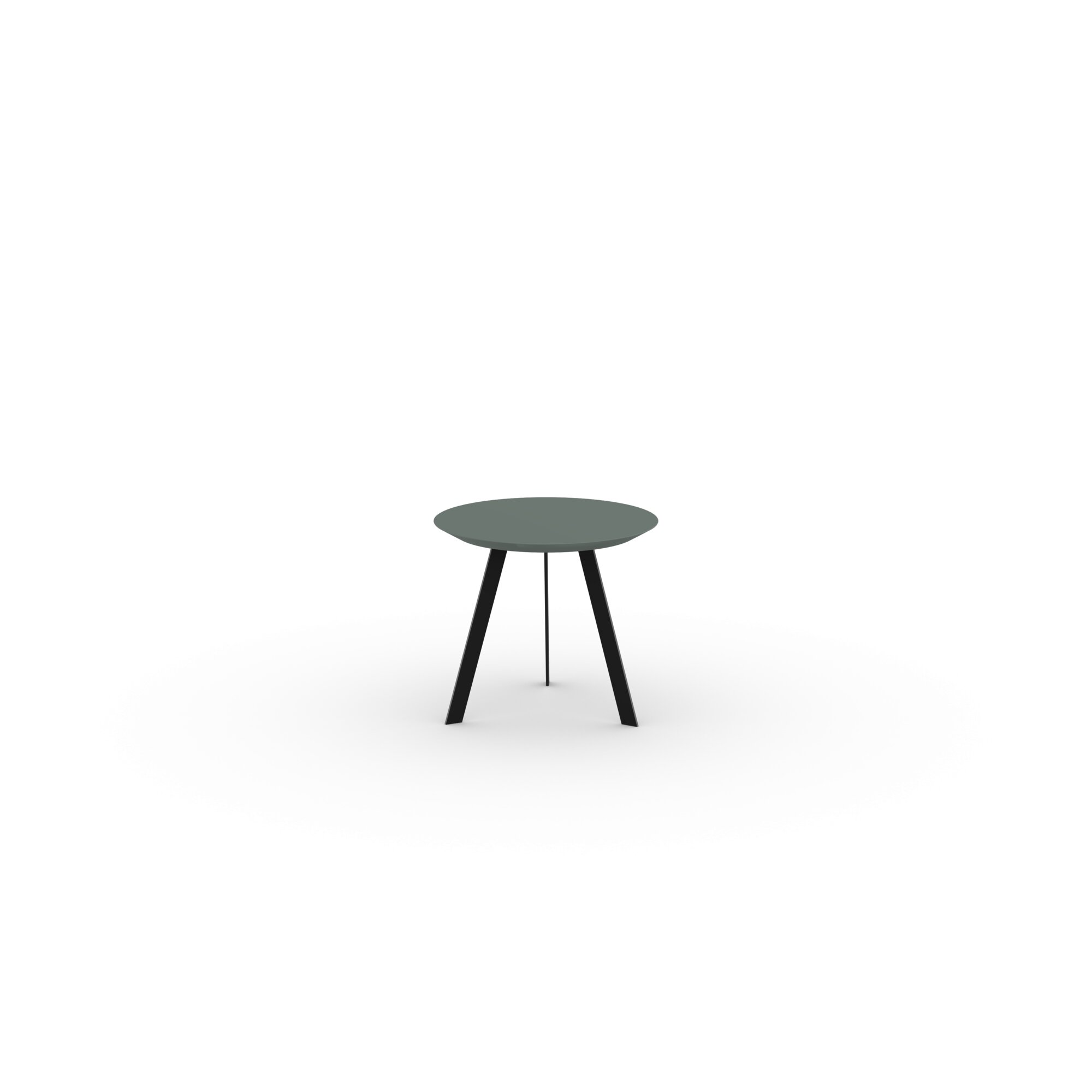 Design Coffee Table | New Co Coffee Table 50 Round Black | HPL Fenix verde comodoro | Studio HENK | 
