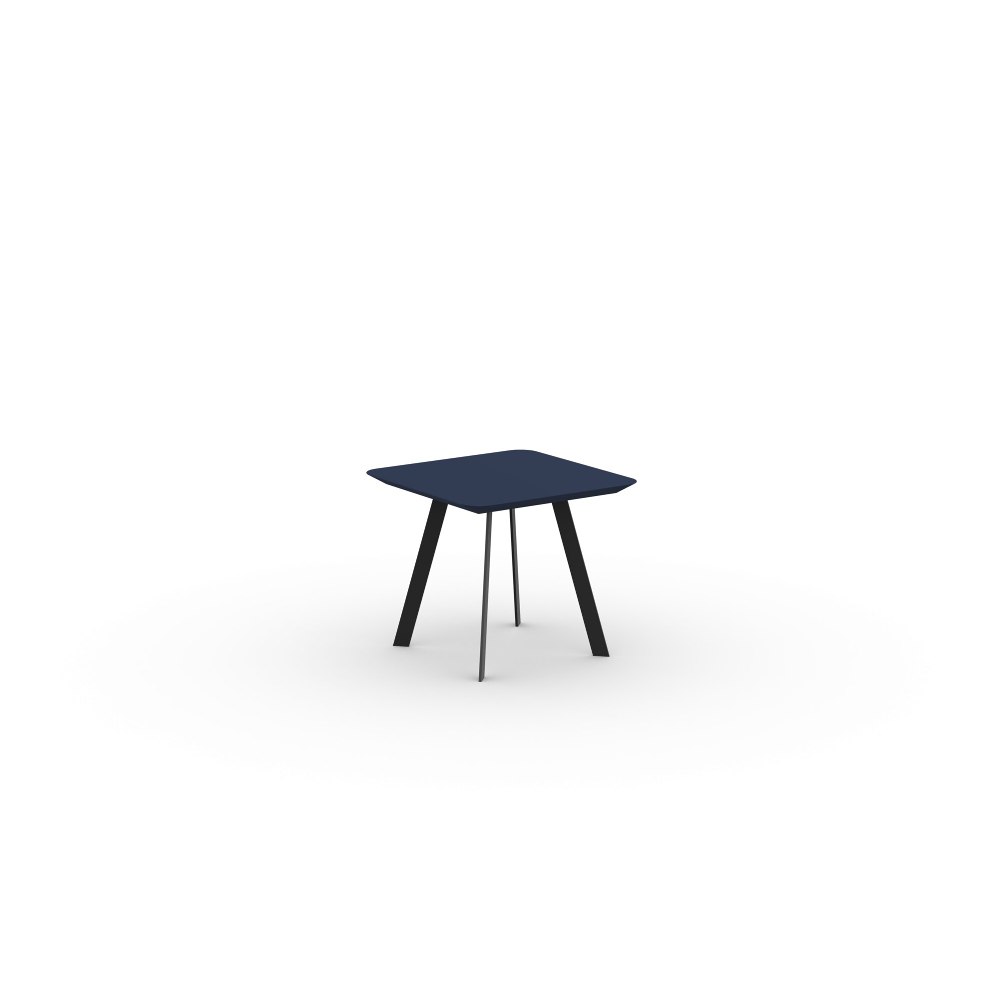 Design Coffee Table | New Co Coffee Table 50 Square Black | HPL Fenix blu fes | Studio HENK| 