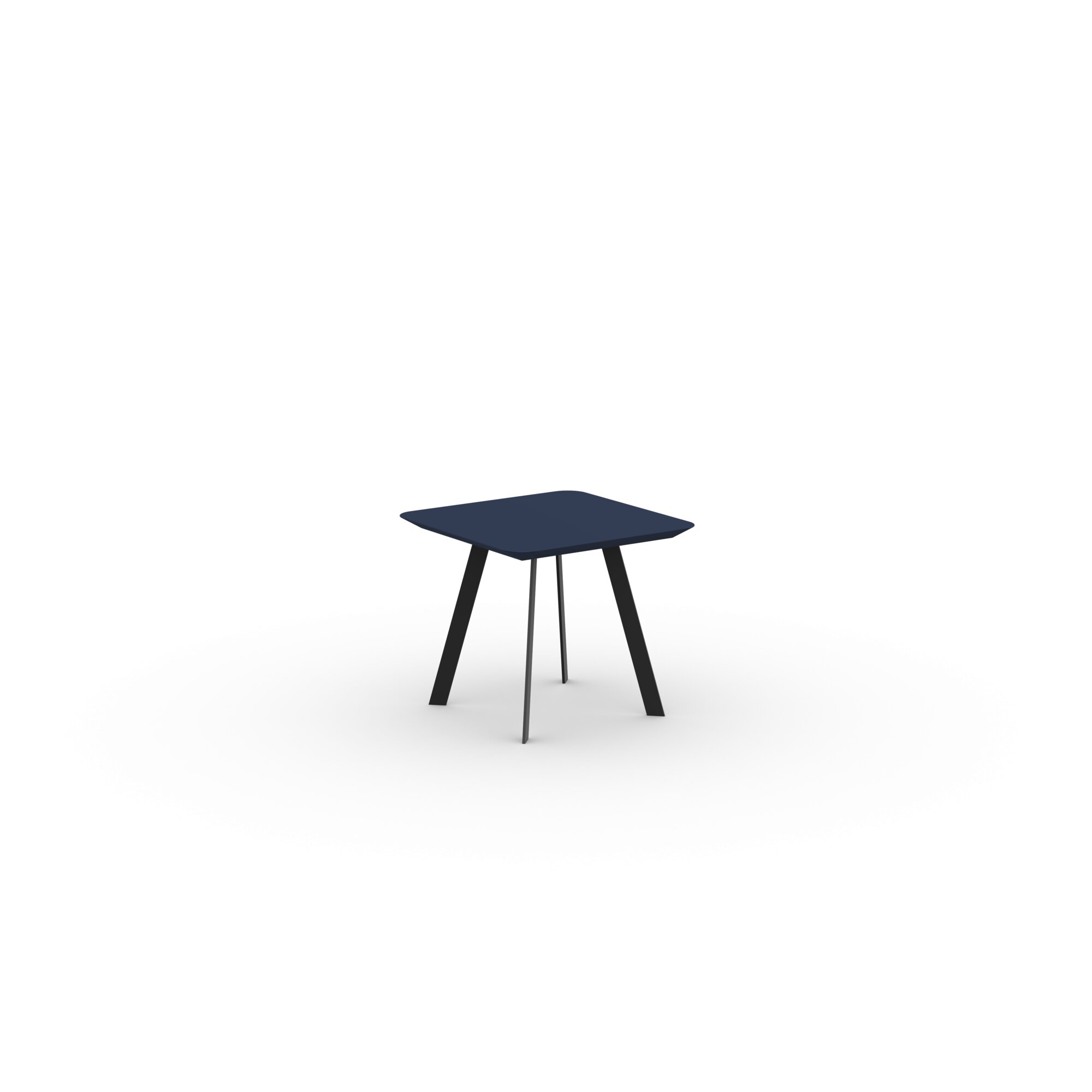 Design Coffee Table | New Co Coffee Table 50 Square Black | HPL Fenix blu fes | Studio HENK | 