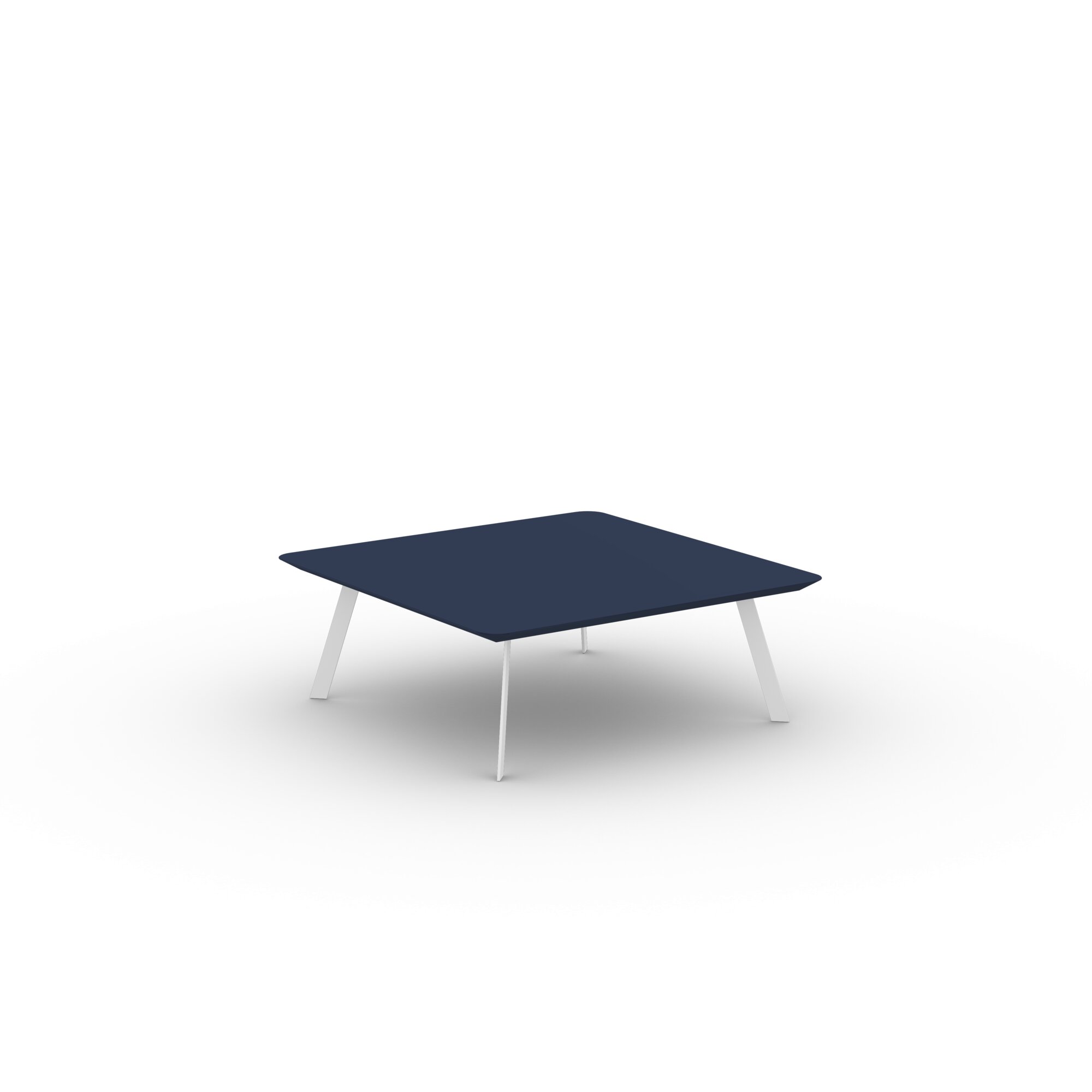 Design Coffee Table | New Co Coffee Table 90 Square White | HPL Fenix blu fes | Studio HENK| 