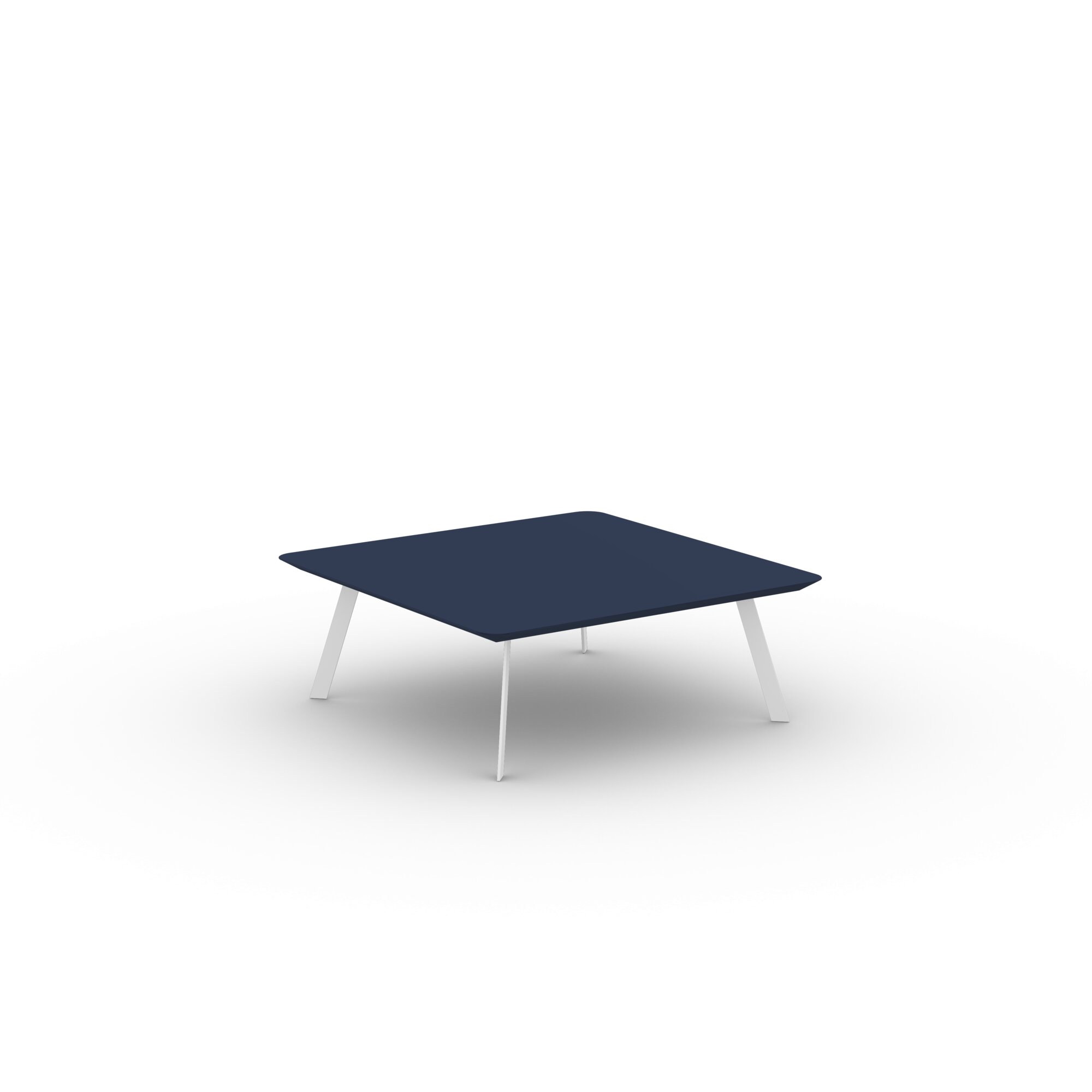 Design Coffee Table | New Co Coffee Table 90 Square White | HPL Fenix blu fes | Studio HENK | 