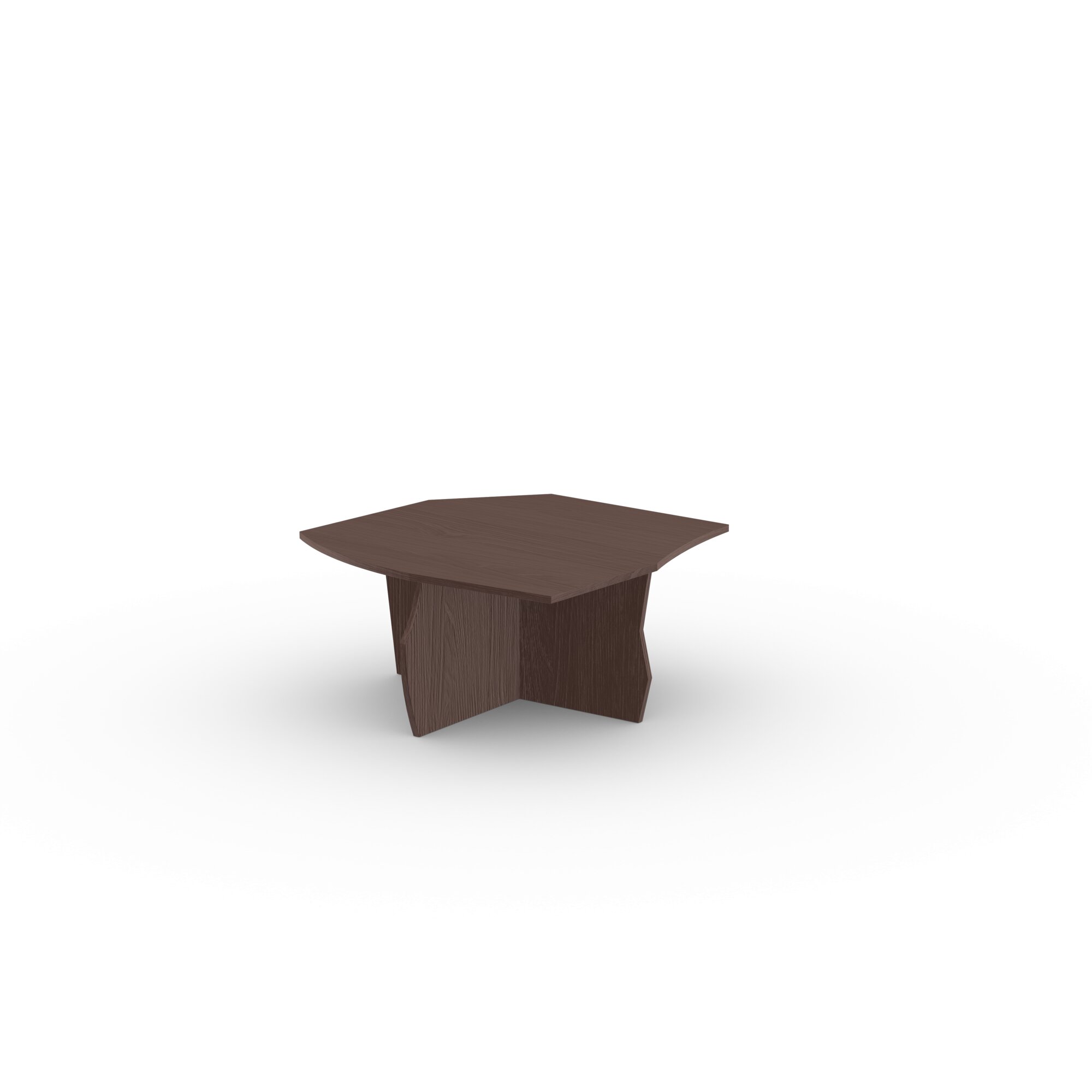Design Coffee Table | Scissors Coffee Table 90 Oak chocolate brown | Oak chocolat brown | Studio HENK| 