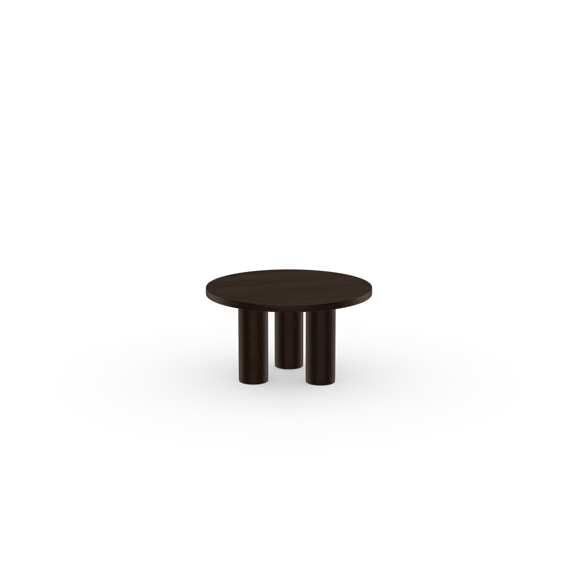 Design Coffee Table | Pillar Coffee Table round 70 Oak smoked stain | Oak smoked stain | Studio HENK| 