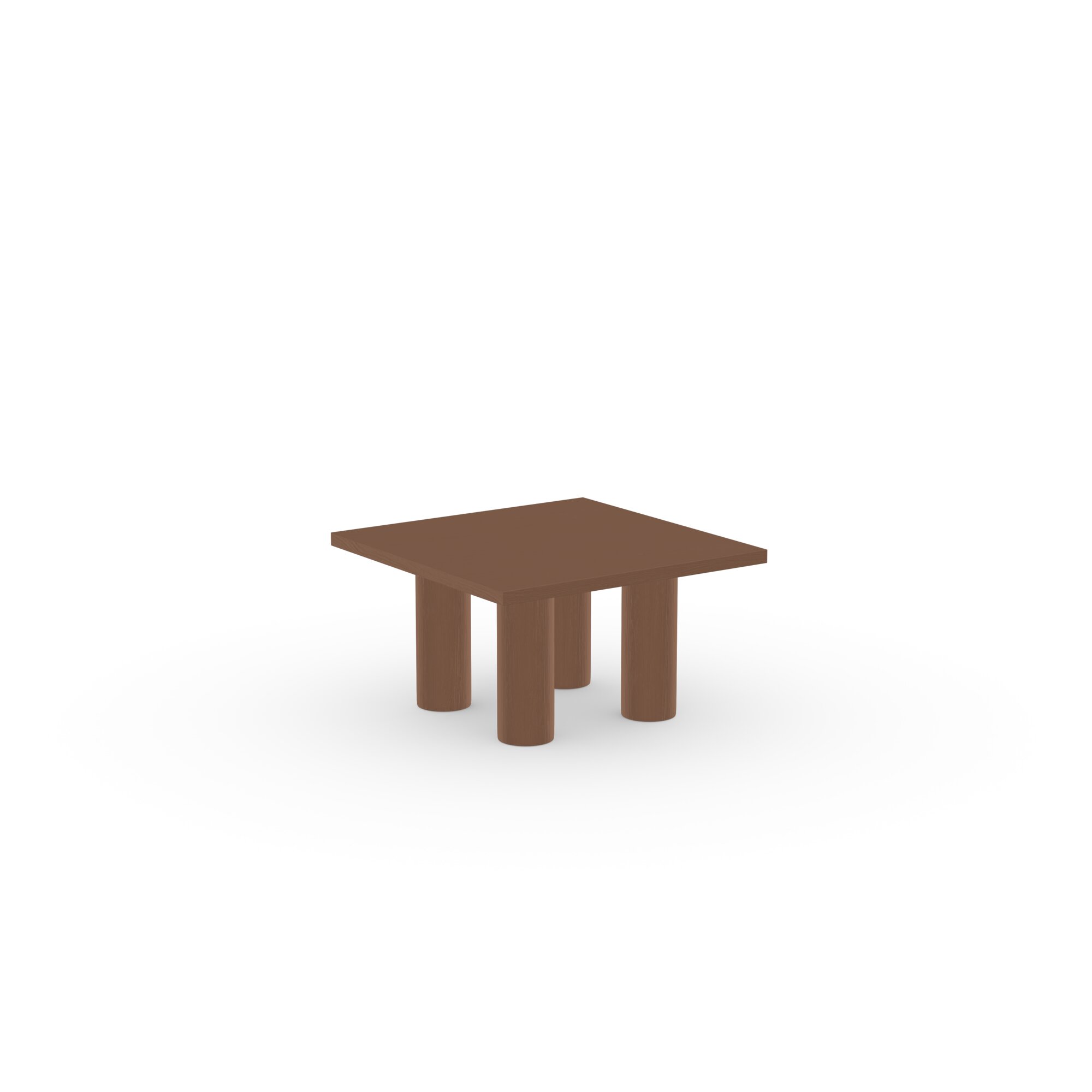 Design Coffee Table | Pillar Coffee Table Square 70 Oak beige brown | Oak beige brown | Studio HENK| 