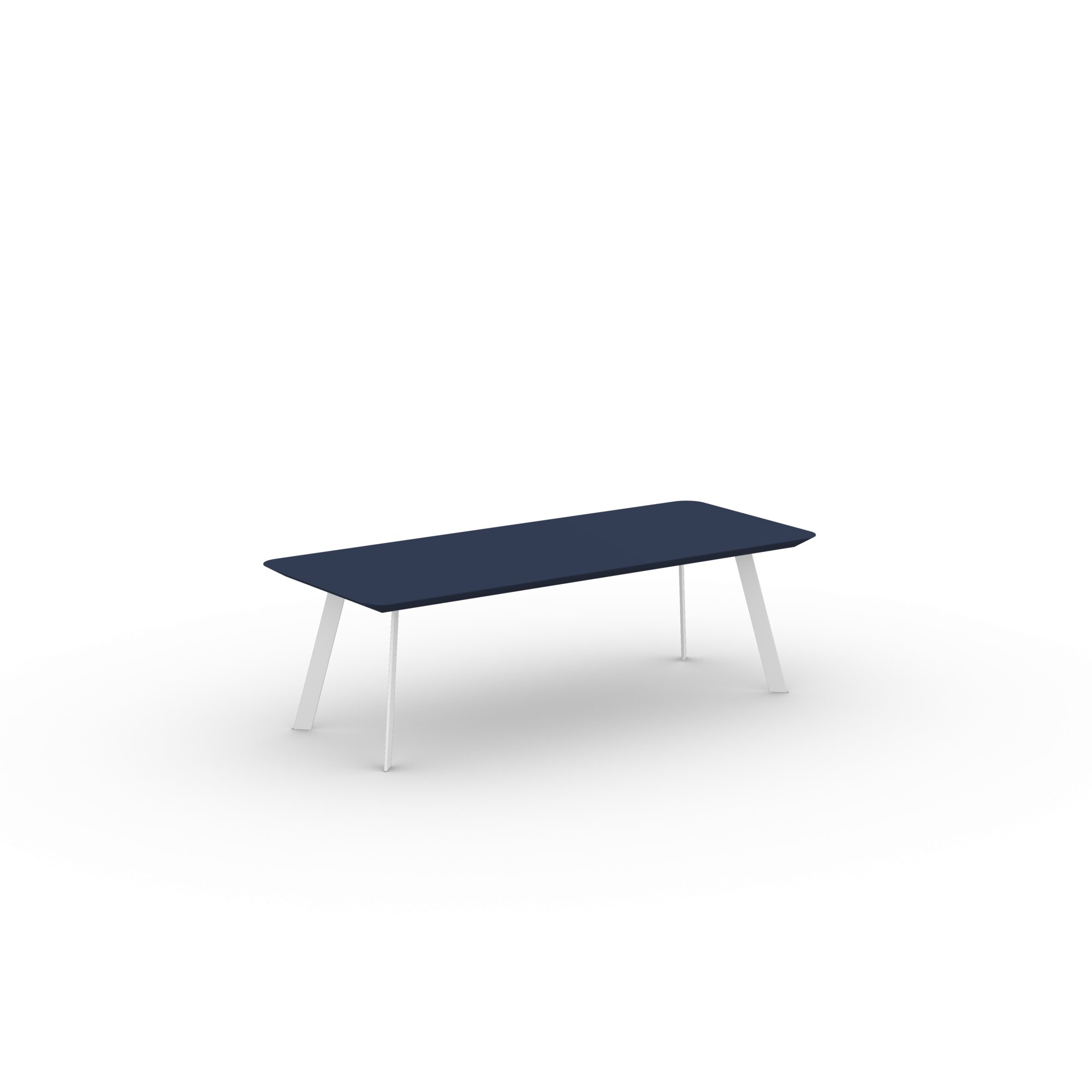 Design Coffee Table | New Co Coffee Table 1200 Rectangular White | HPL Fenix blu fes | Studio HENK| 