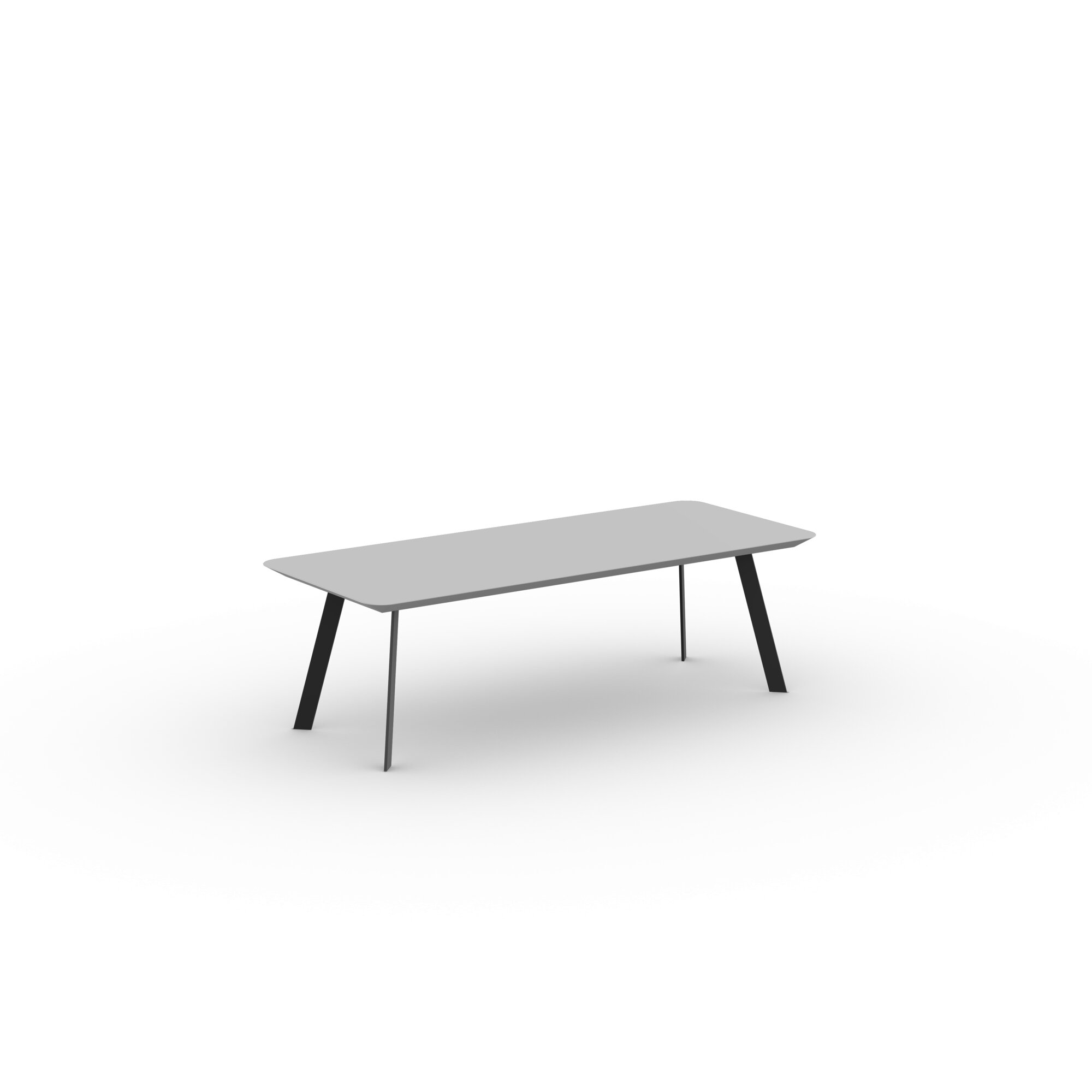 Design Coffee Table | New Co Coffee Table 1200 Rectangular Black | HPL Fenix grigio efeso | Studio HENK| 