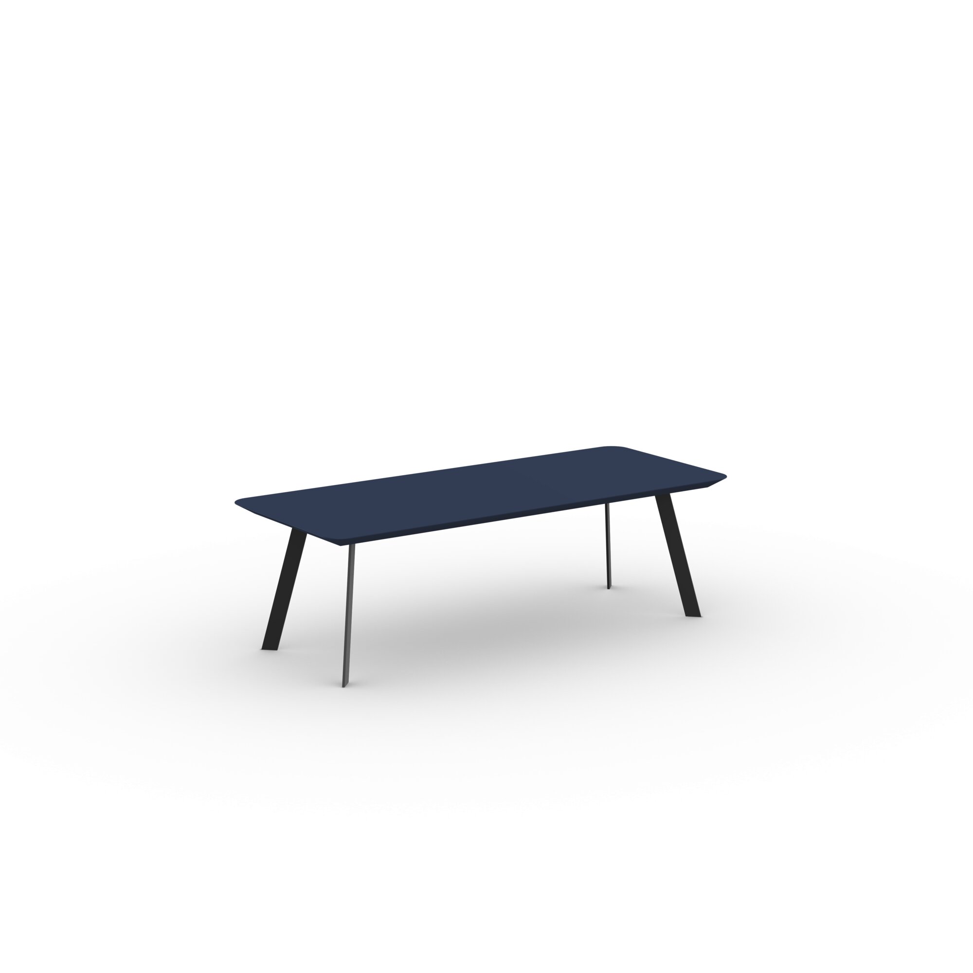 Design Coffee Table | New Co Coffee Table 1200 Rectangular Black | HPL Fenix blu fes | Studio HENK| 