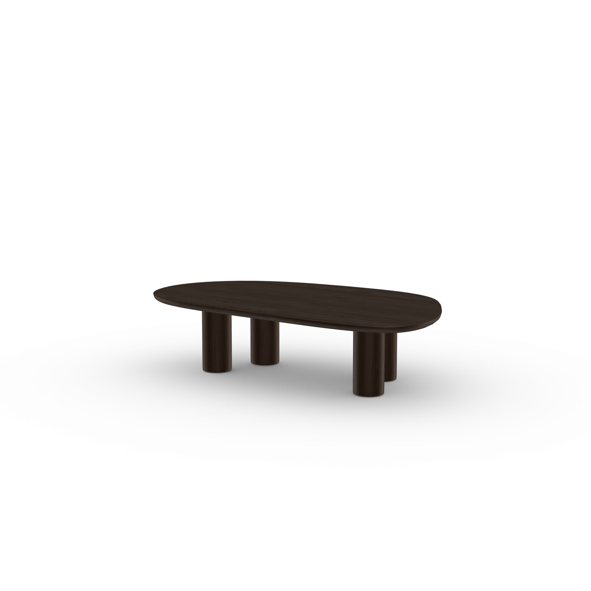 Design Coffee Table | Blob Coffee Table Oak smoked stain | Oak smoked stain | Studio HENK| 