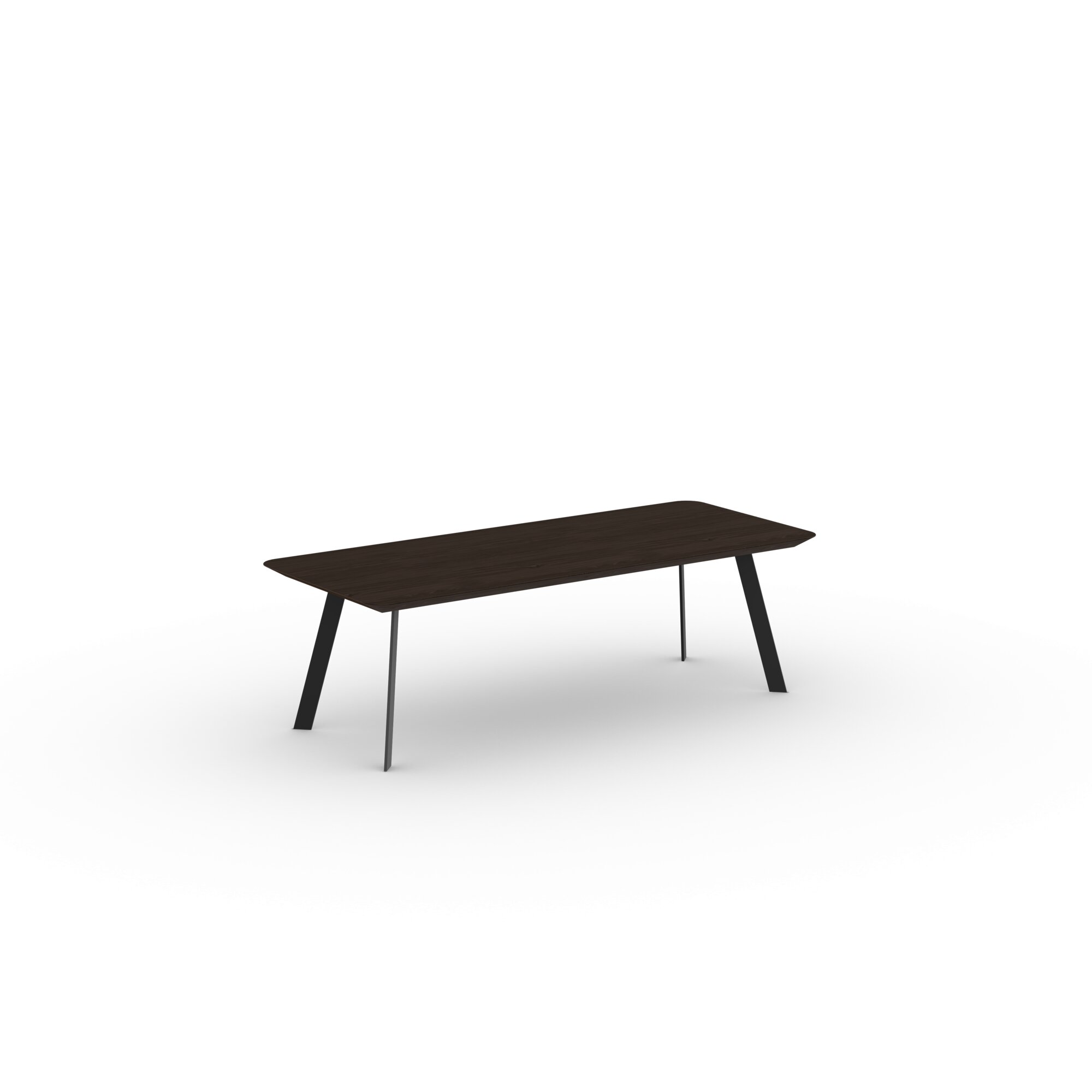 Design Coffee Table | New Co Coffee Table 1200 Rectangular Black | Oak smoked stain | Studio HENK| 