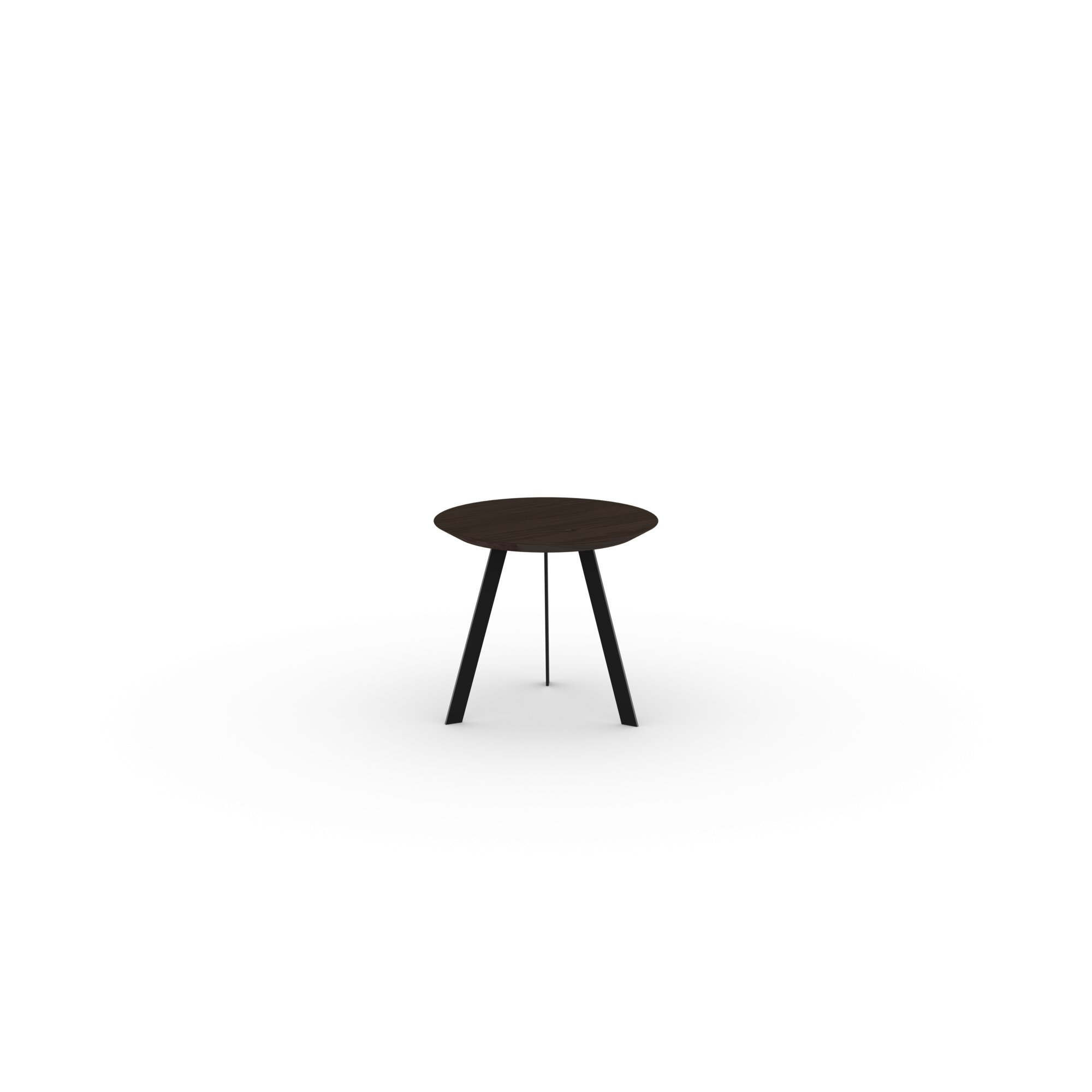 Design Coffee Table | New Co Coffee Table 50 Round Black | Oak smoked stain | Studio HENK | 
