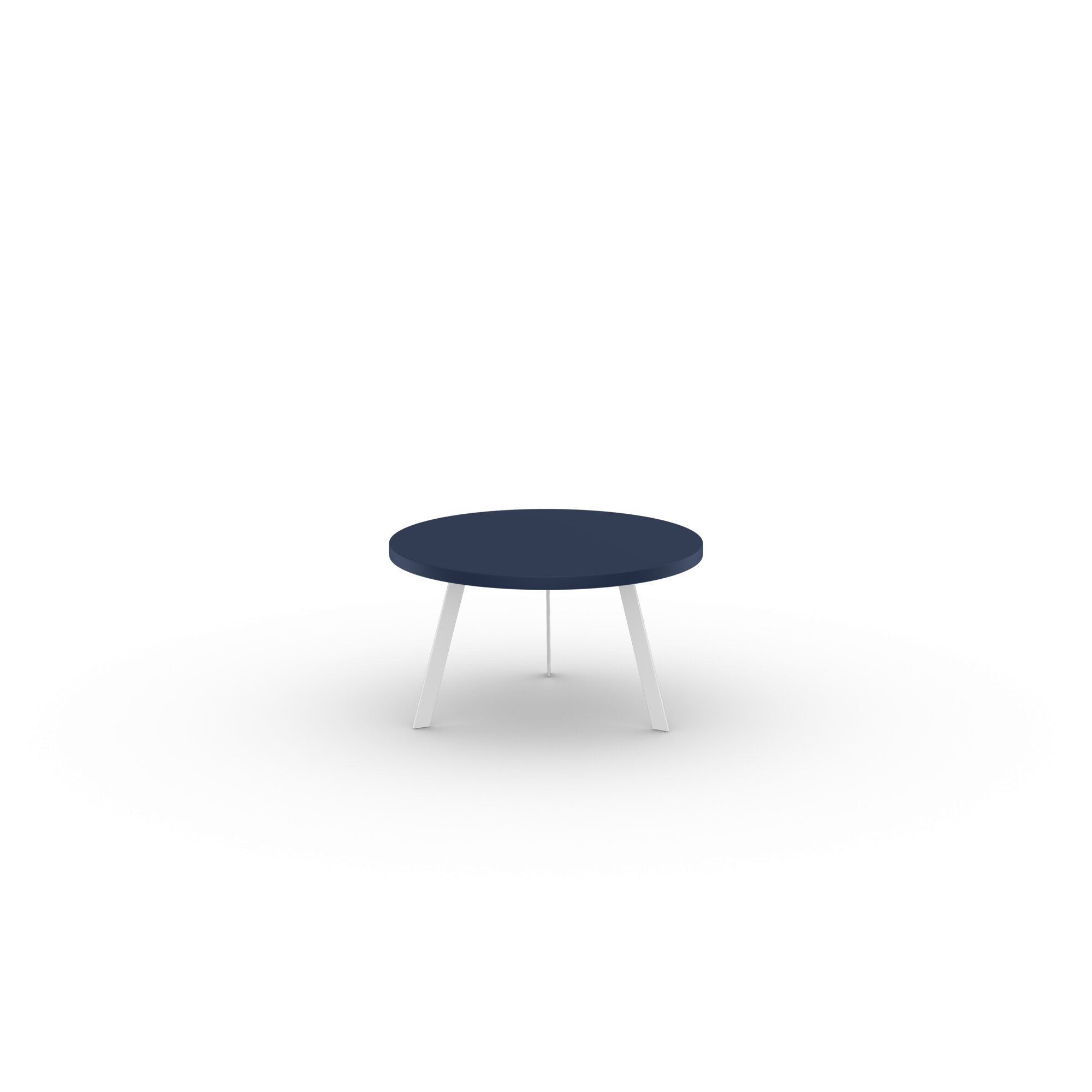 Design Coffee Table | New Co Coffee Table 70 Round White | HPL Fenix blu fes | Studio HENK | 