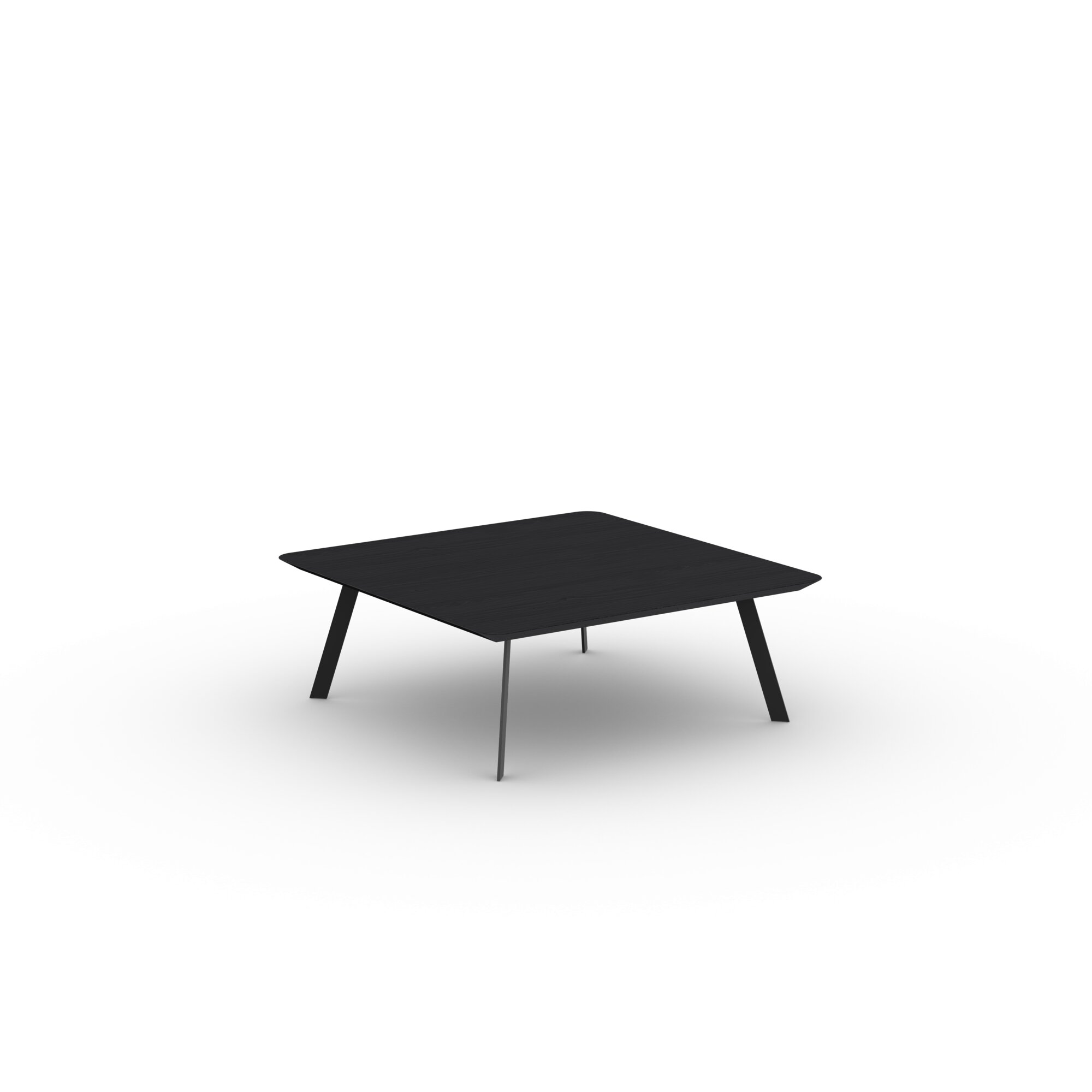 Design Coffee Table | New Co Coffee Table 90 Square Black | Oak black lacquer | Studio HENK | 