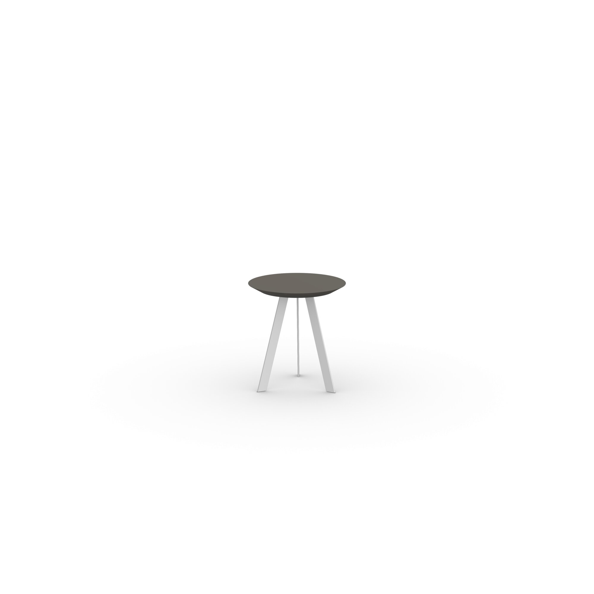 Design Coffee Table | New Co Coffee Table 40 Round White | HPL Fenix grigio londra | Studio HENK | 