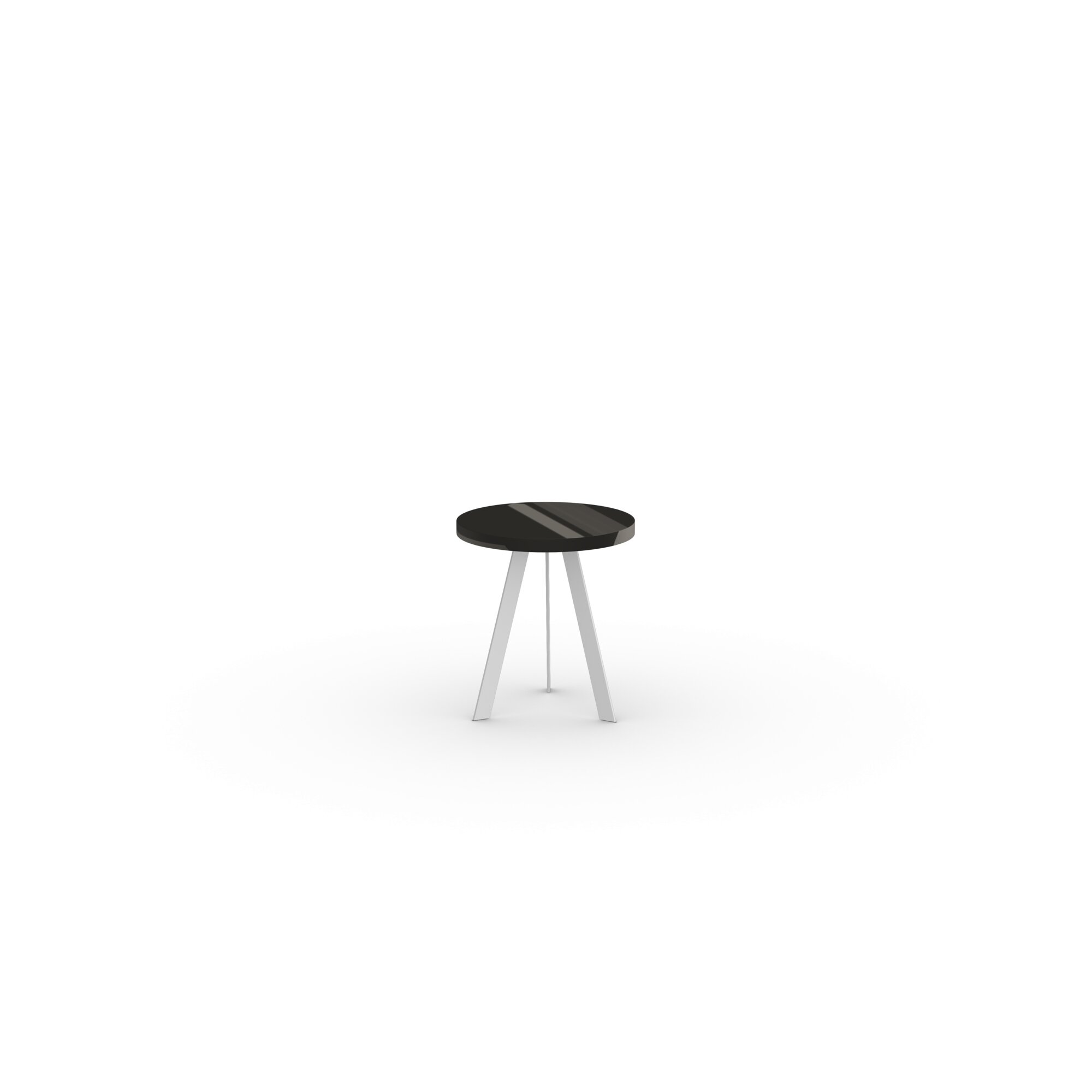 Design Coffee Table | New Co Coffee Table 40 Round White | HPL Fenix grigio londra | Studio HENK | 