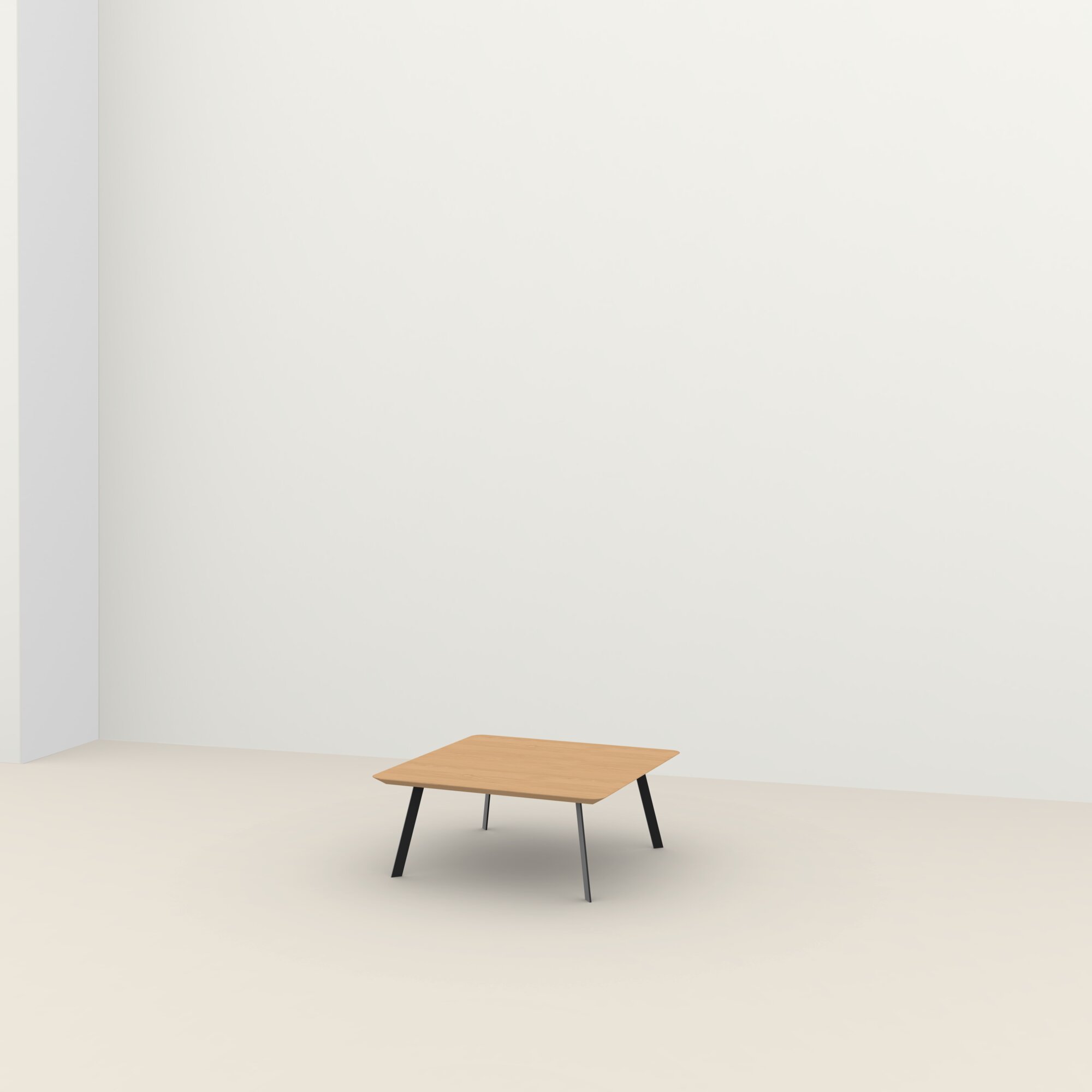 google_coffee_table_title_suffix | New Co Coffee Table 90 Square Black | Oak hardwax oil natural light 3041 | Studio HENK | 