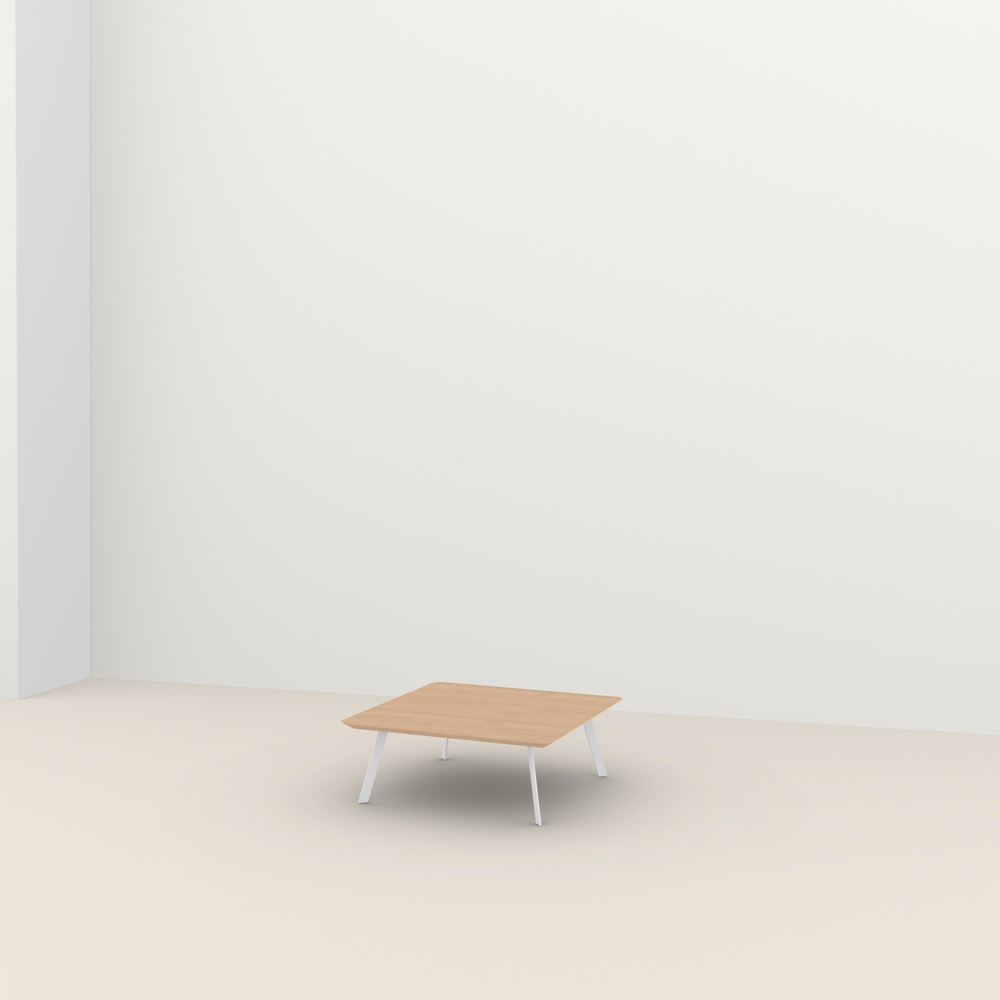 google_coffee_table_title_suffix | New Co Coffee Table 90 Square White | Oak hardwax oil natural light 3041 | Studio HENK| 