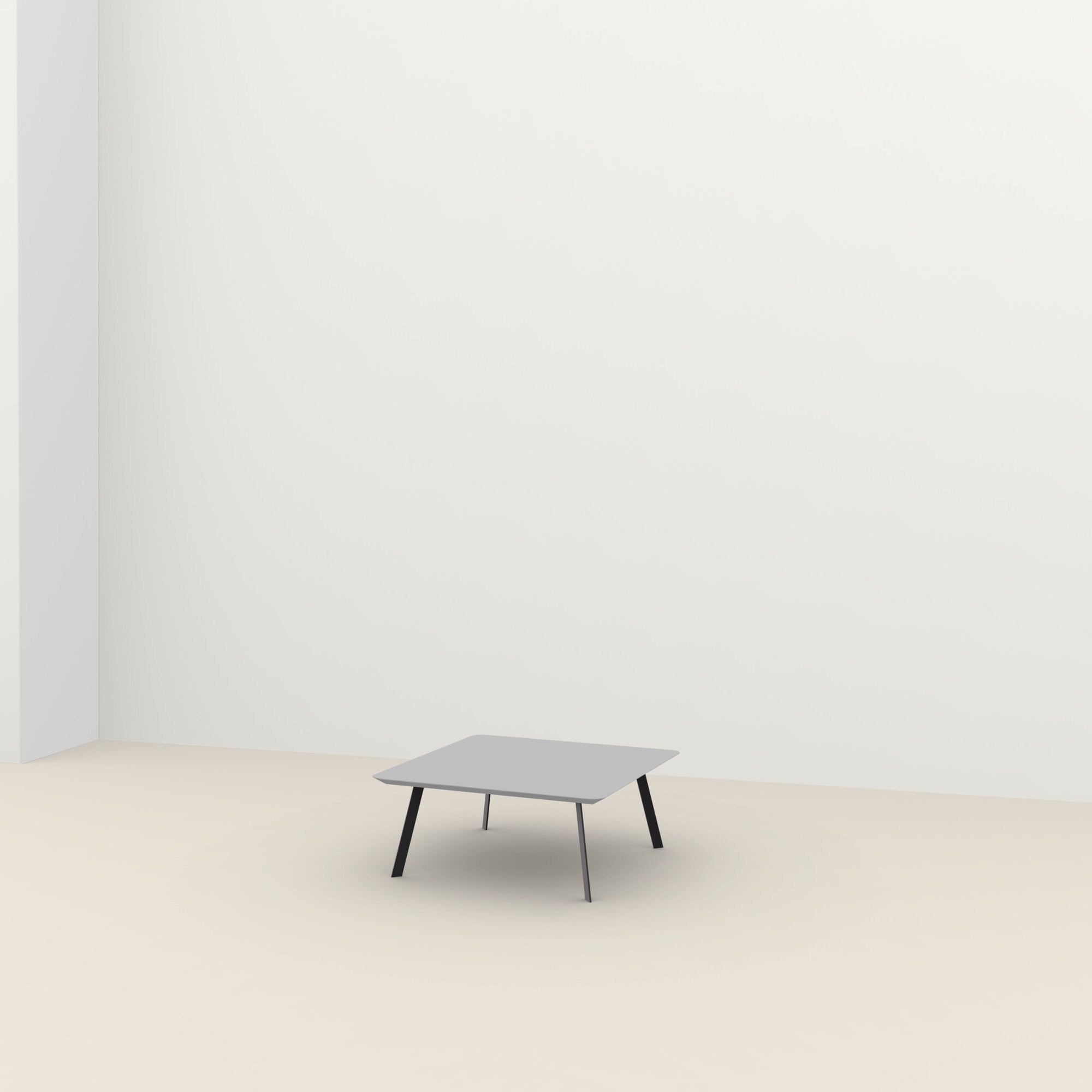 Design Coffee Table | New Co Coffee Table 90 Square Black | HPL Fenix grigio efeso | Studio HENK | 
