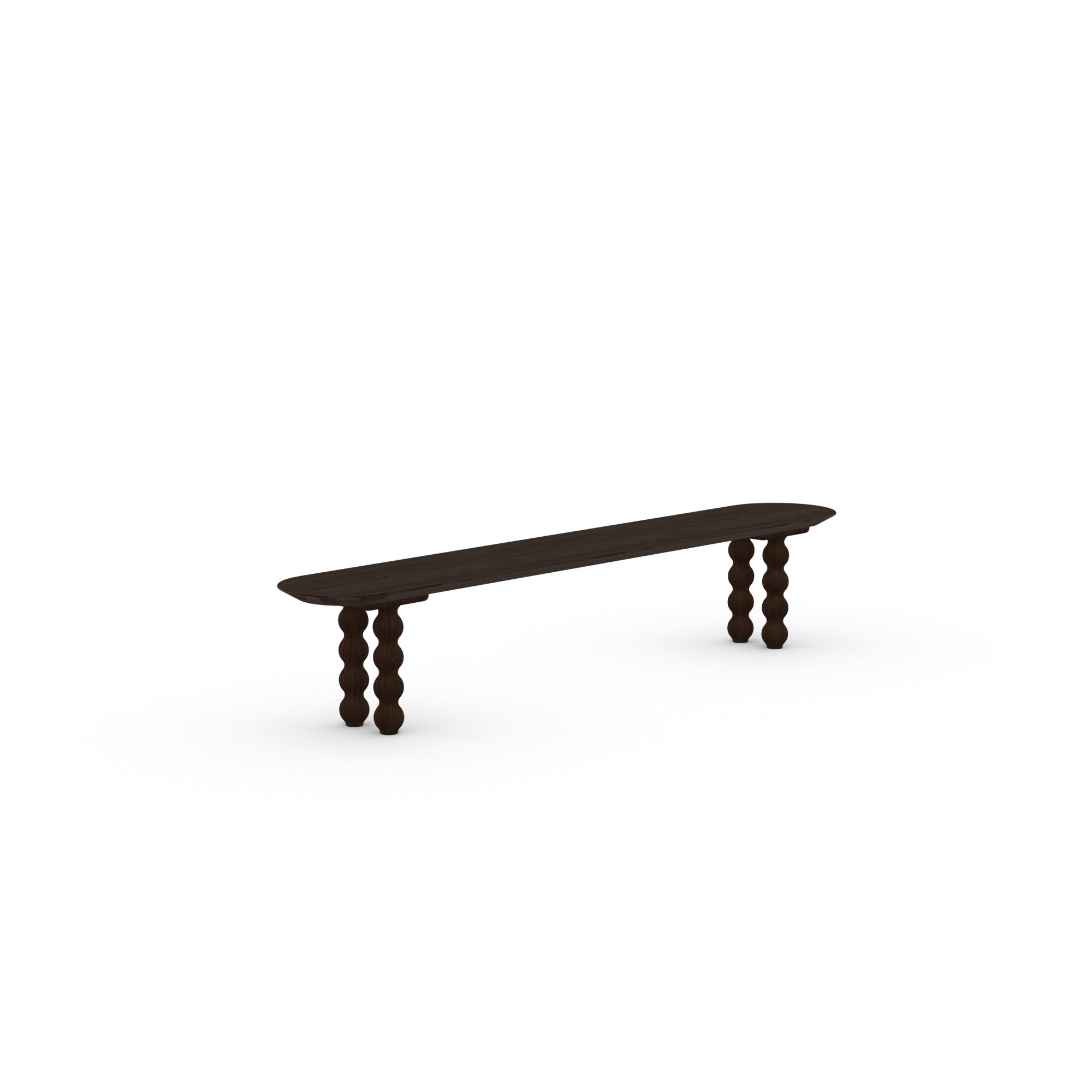 Design Dining Bench | Turn Bench Oak smoked stain | Oak smoked stain | Studio HENK | 