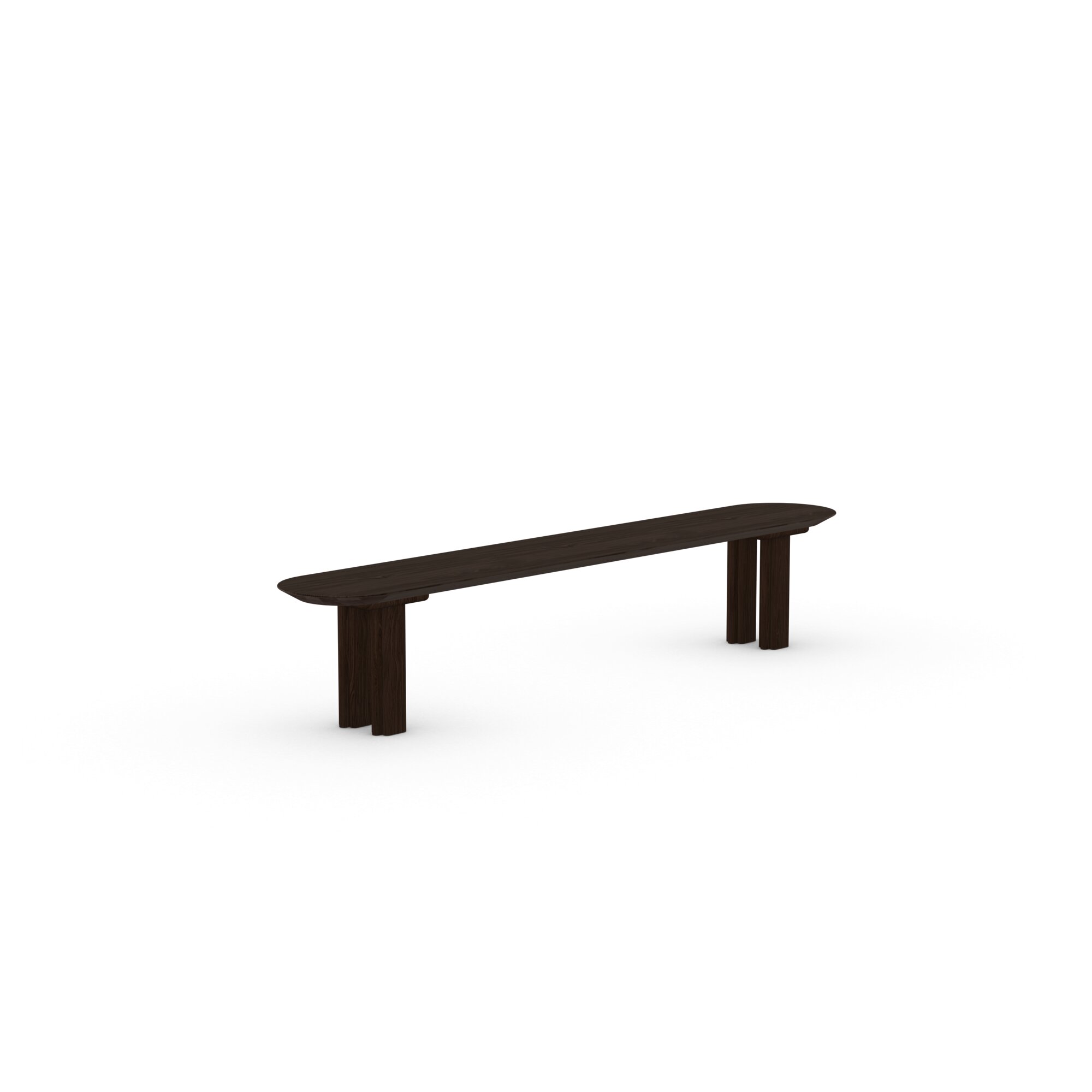 Design Dining Bench | Paste Bench Oak smoked stain | Oak smoked stain | Studio HENK | 