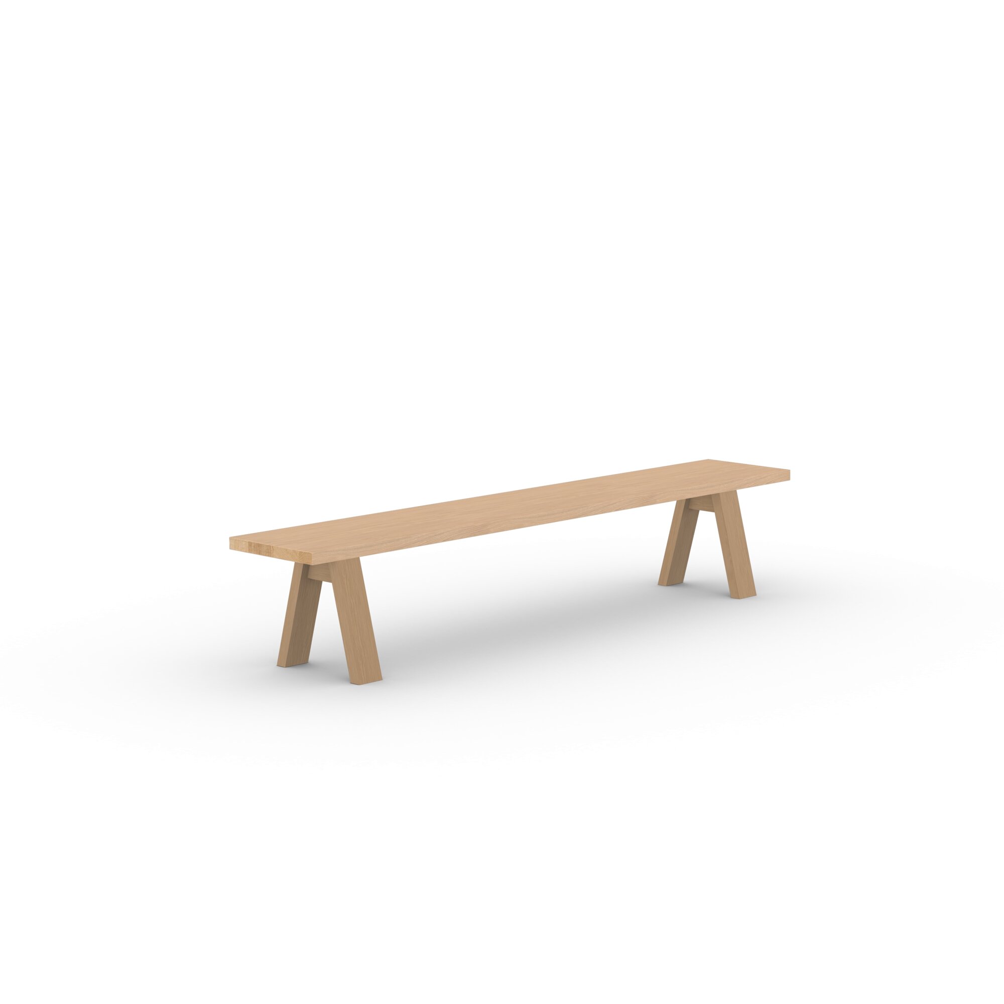 Design Dining Bench | Legno Bench Oak hardwax oil natural light 3041 | Oak hardwax oil natural light 3041 | Studio HENK | 