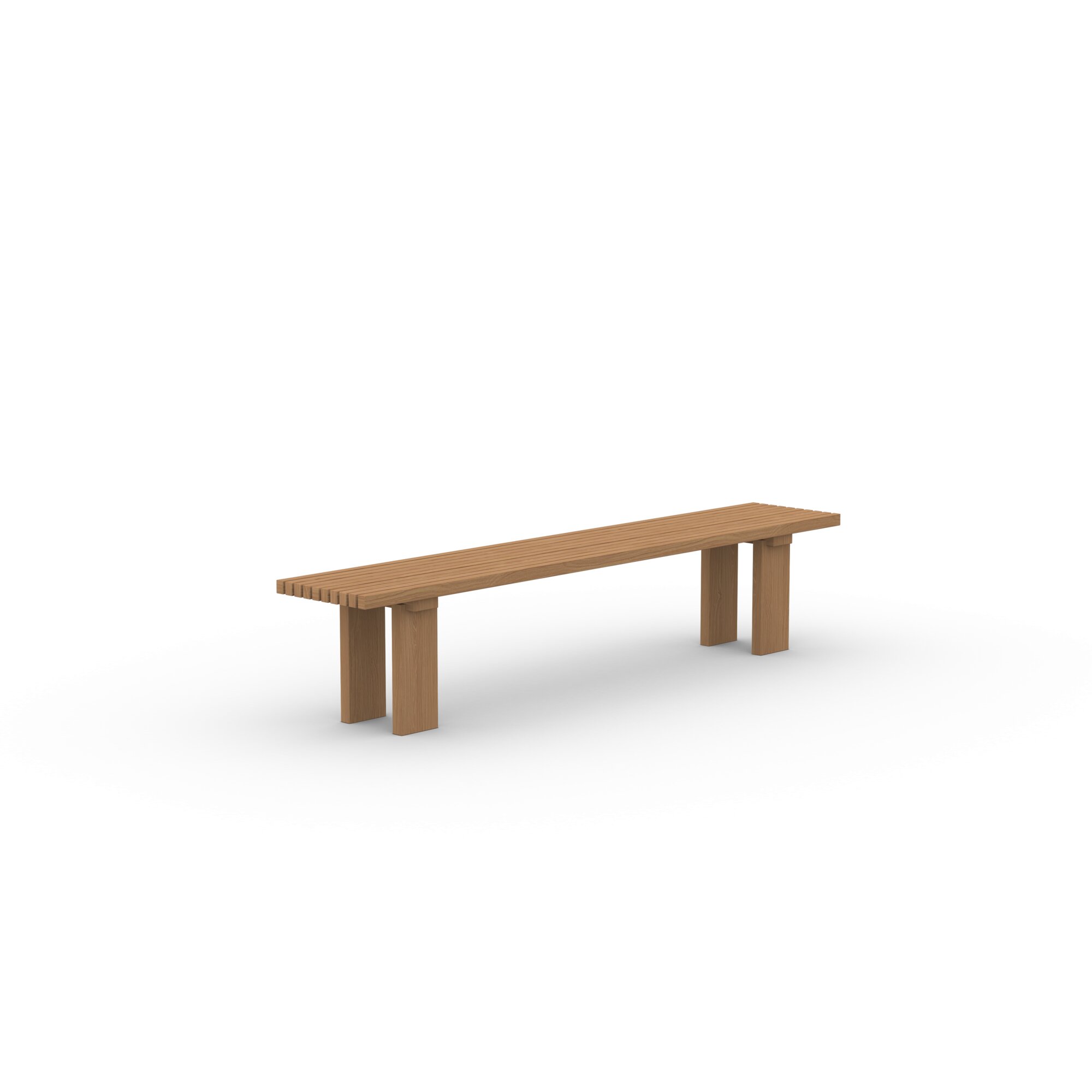 Design Dining Bench | Elements Outdoor Bench Iroko | Iroko | Studio HENK| 