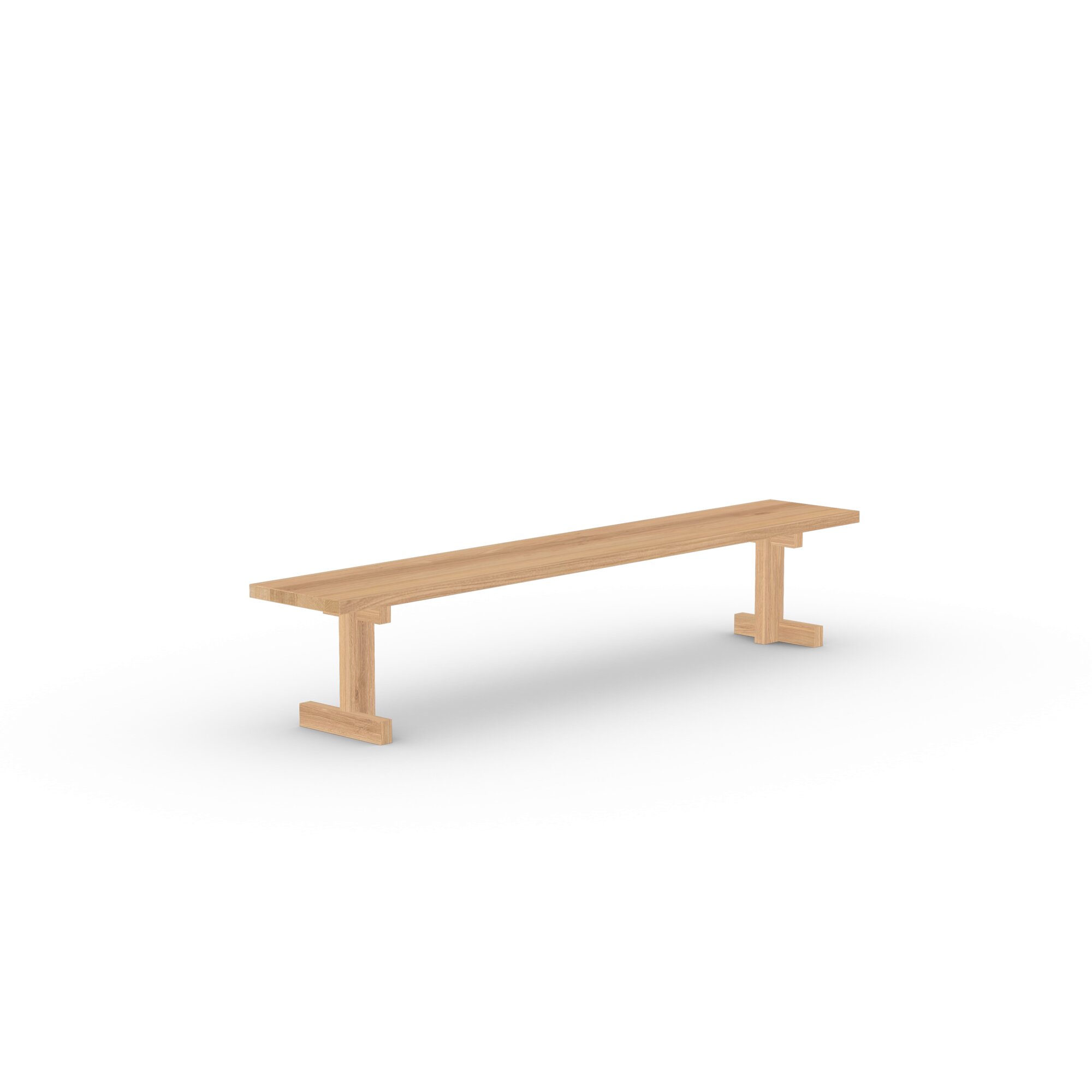 Design Dining Bench | Base Bench Oak natural lacquer | Oak natural lacquer | Studio HENK | 