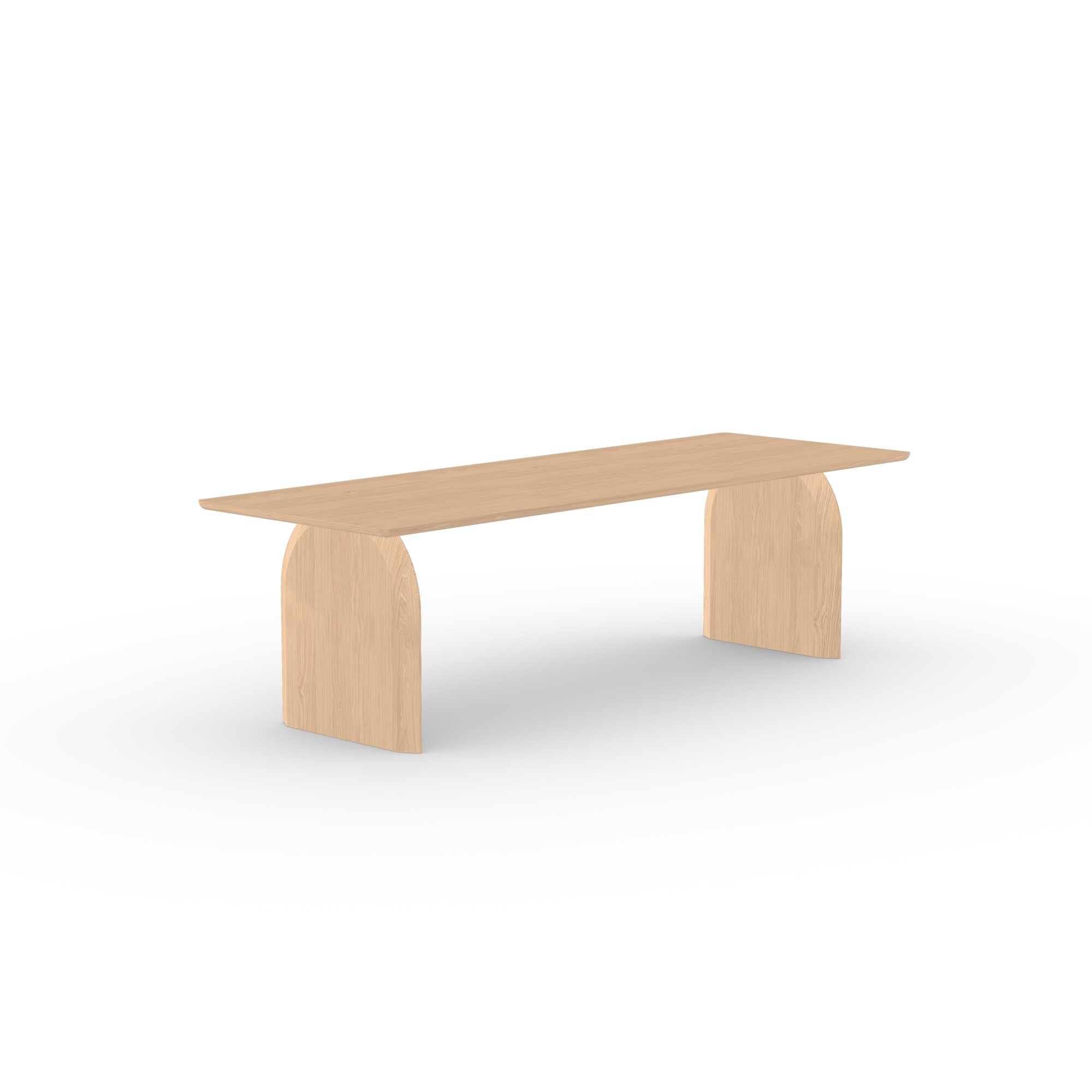 Rectangular Design dining table | Slot Oak hardwax oil natural light | Oak hardwax oil natural light | Studio HENK | 