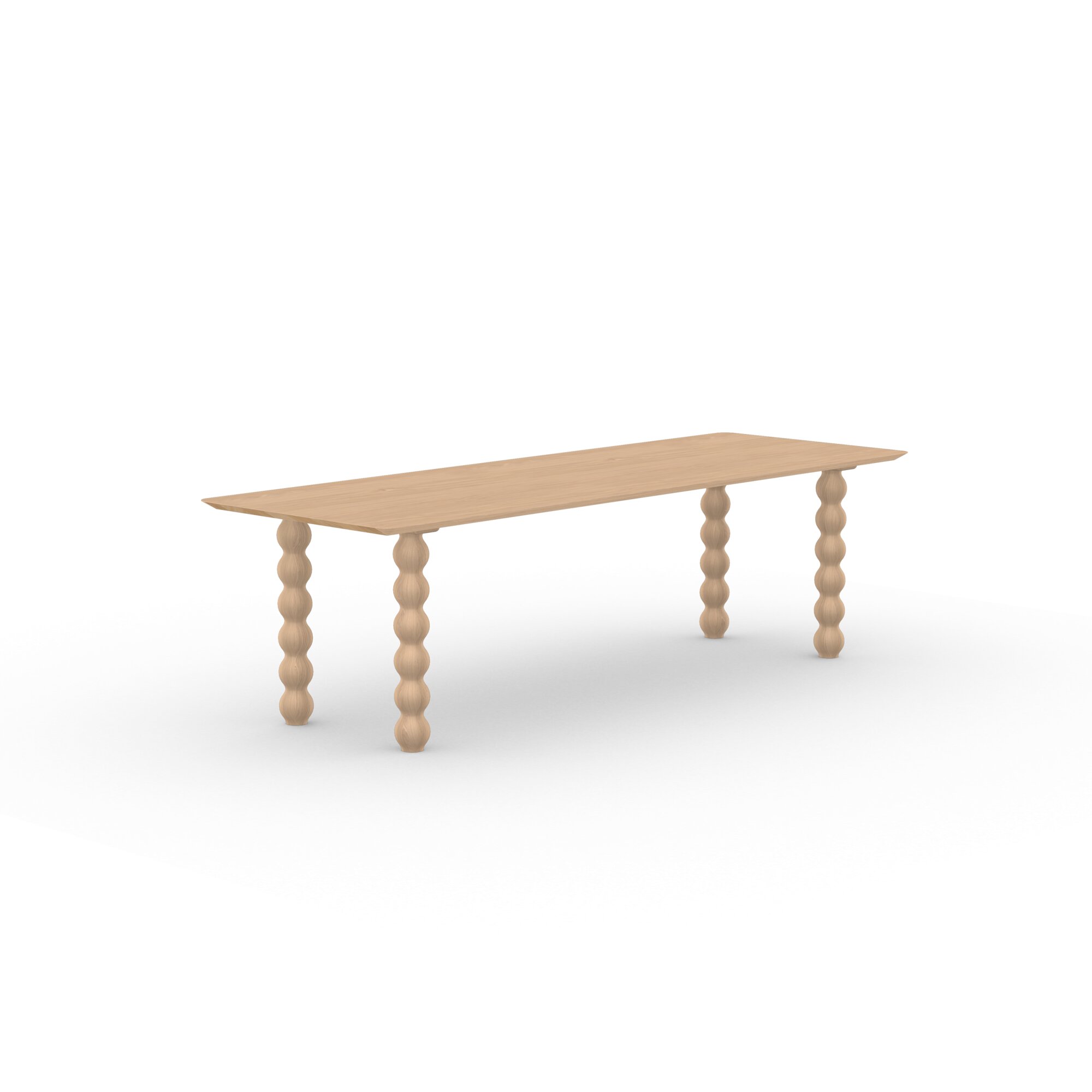 Rectangular Design dining table | Turn Oak hardwax oil natural light | Oak hardwax oil natural light | Studio HENK | 