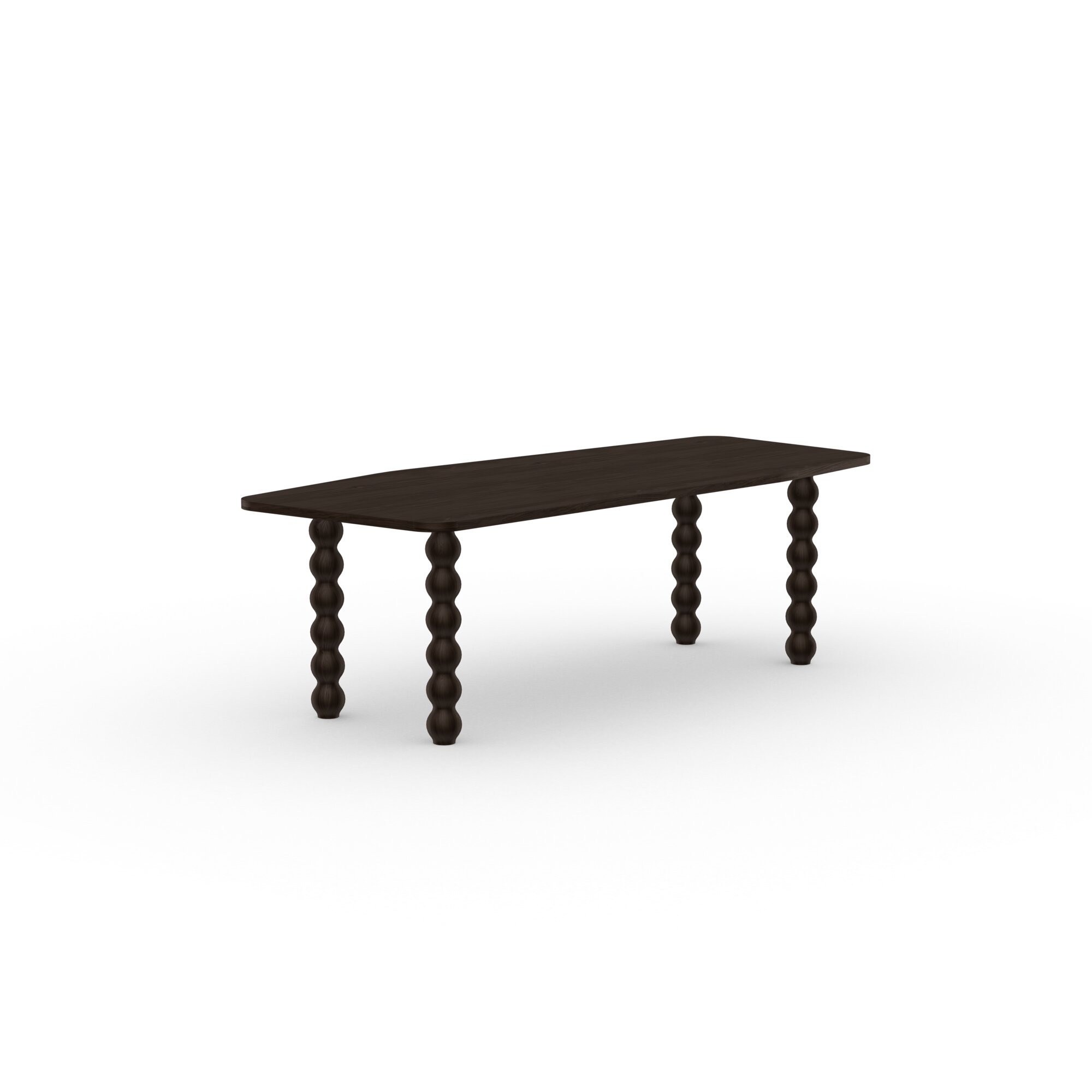  Design dining table | Turn Oak smoked stain | Oak smoked | Studio HENK | 
