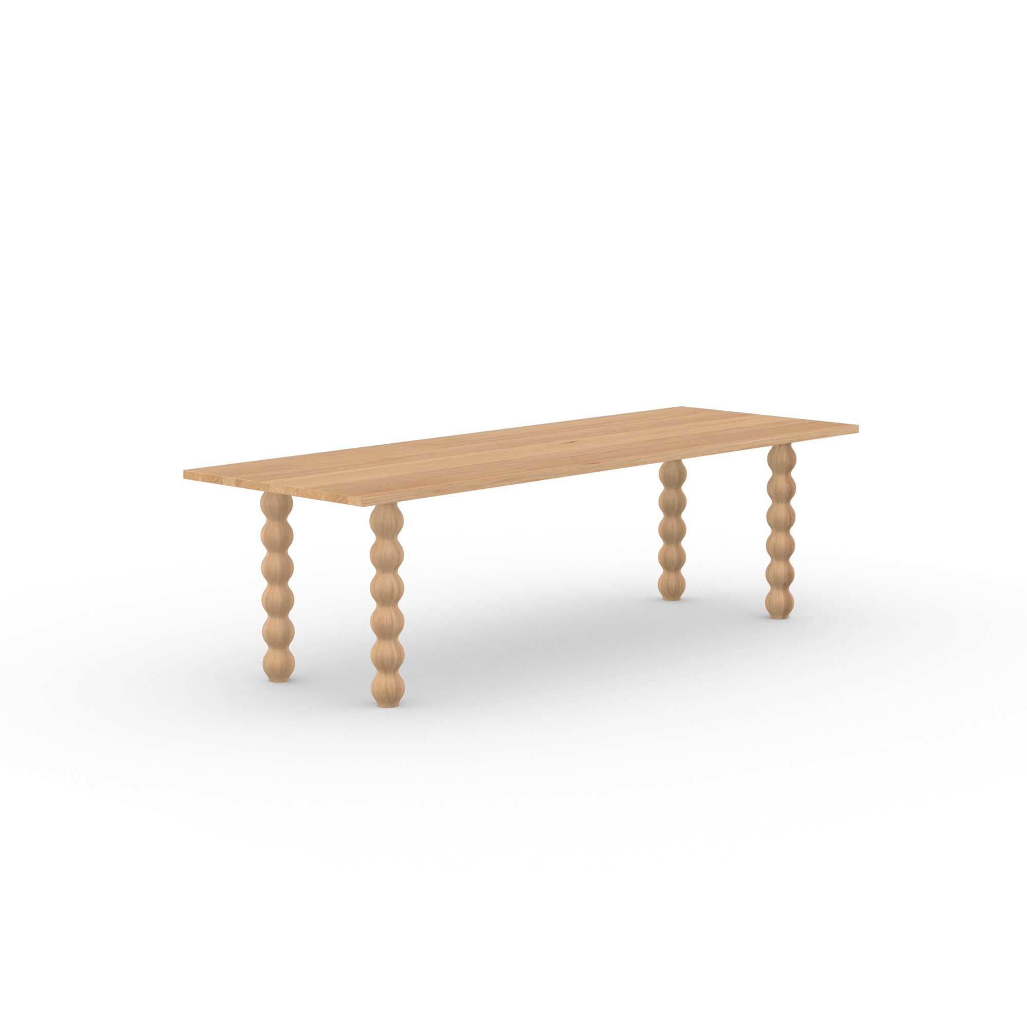 Rectangular Design dining table | Turn Oak natural lacquer | Oak natural lacquer  | Studio HENK | 