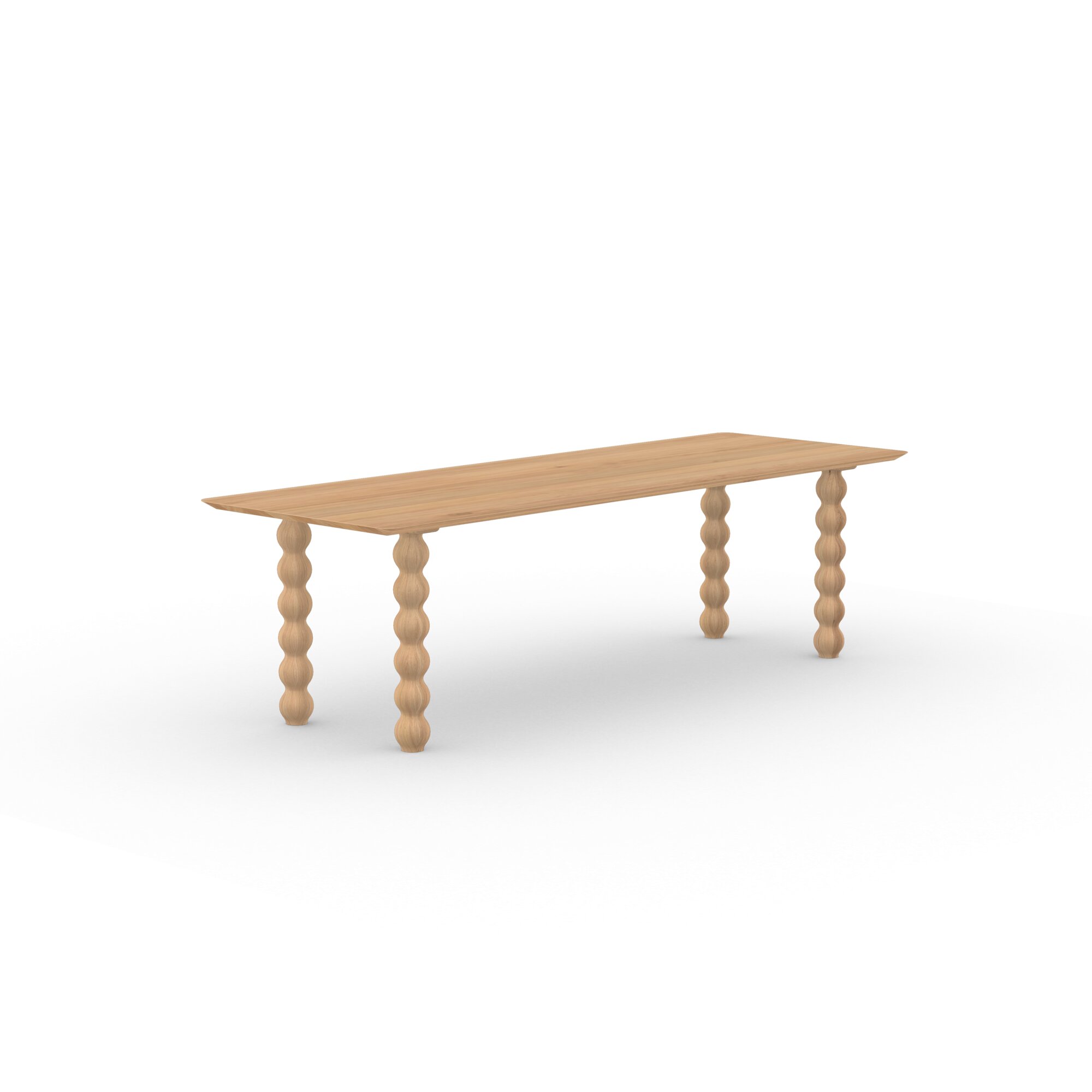 Rectangular Design dining table | Turn Oak natural lacquer | Oak natural lacquer  | Studio HENK | 