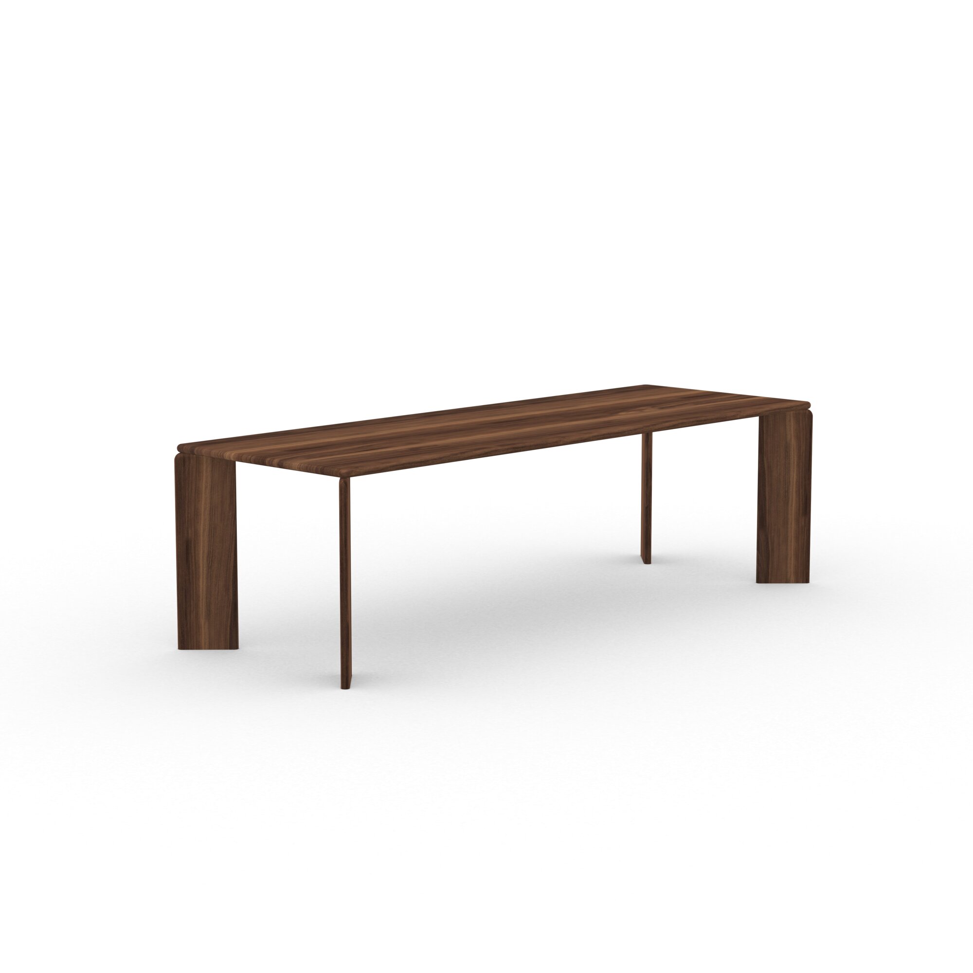 Rectangular Design dining table | Soft  Walnut naturel lacquer | Walnut naturel lacquer | Studio HENK | 