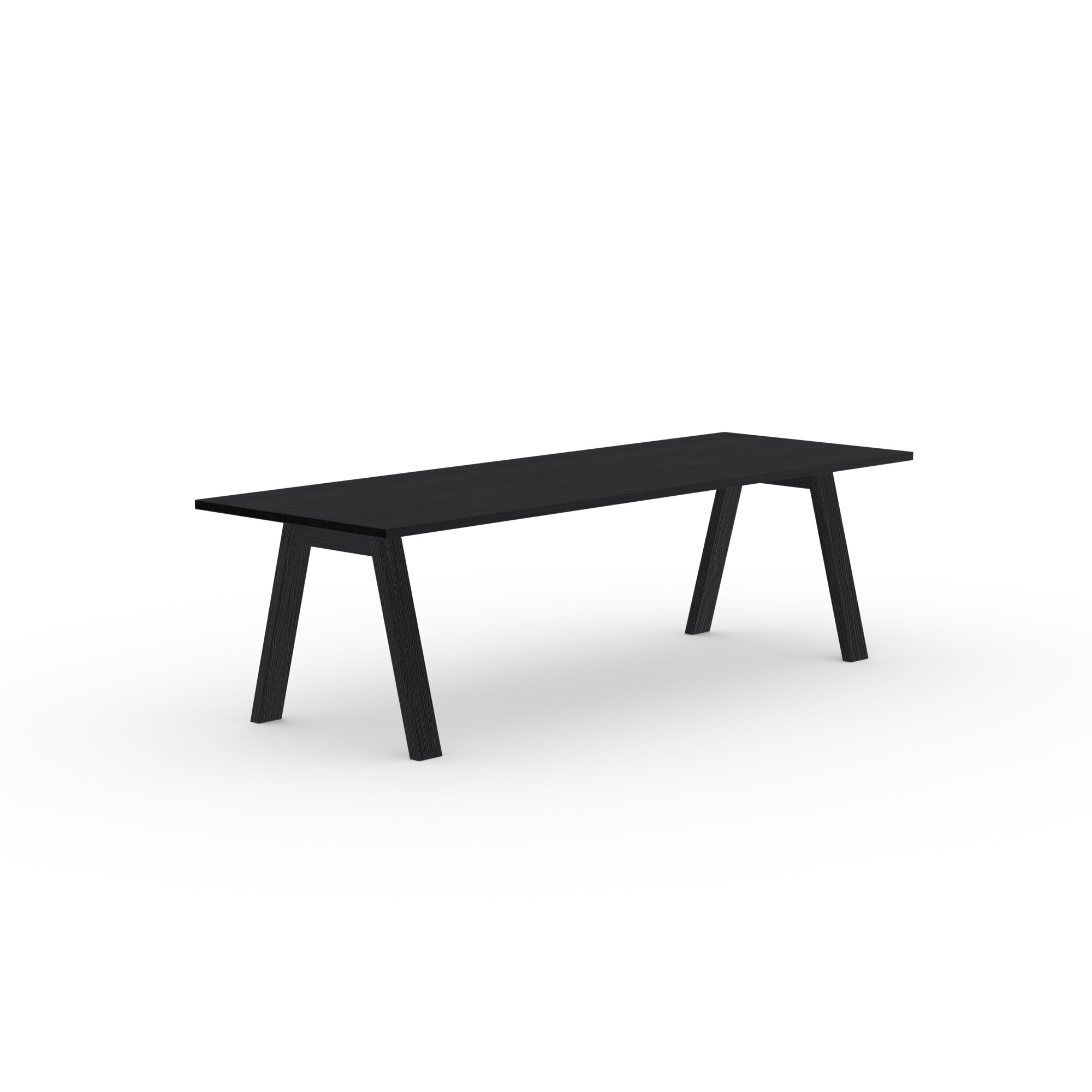 Rectangular Design dining table | Legno Oak black stain | Oak black stain | Studio HENK | 