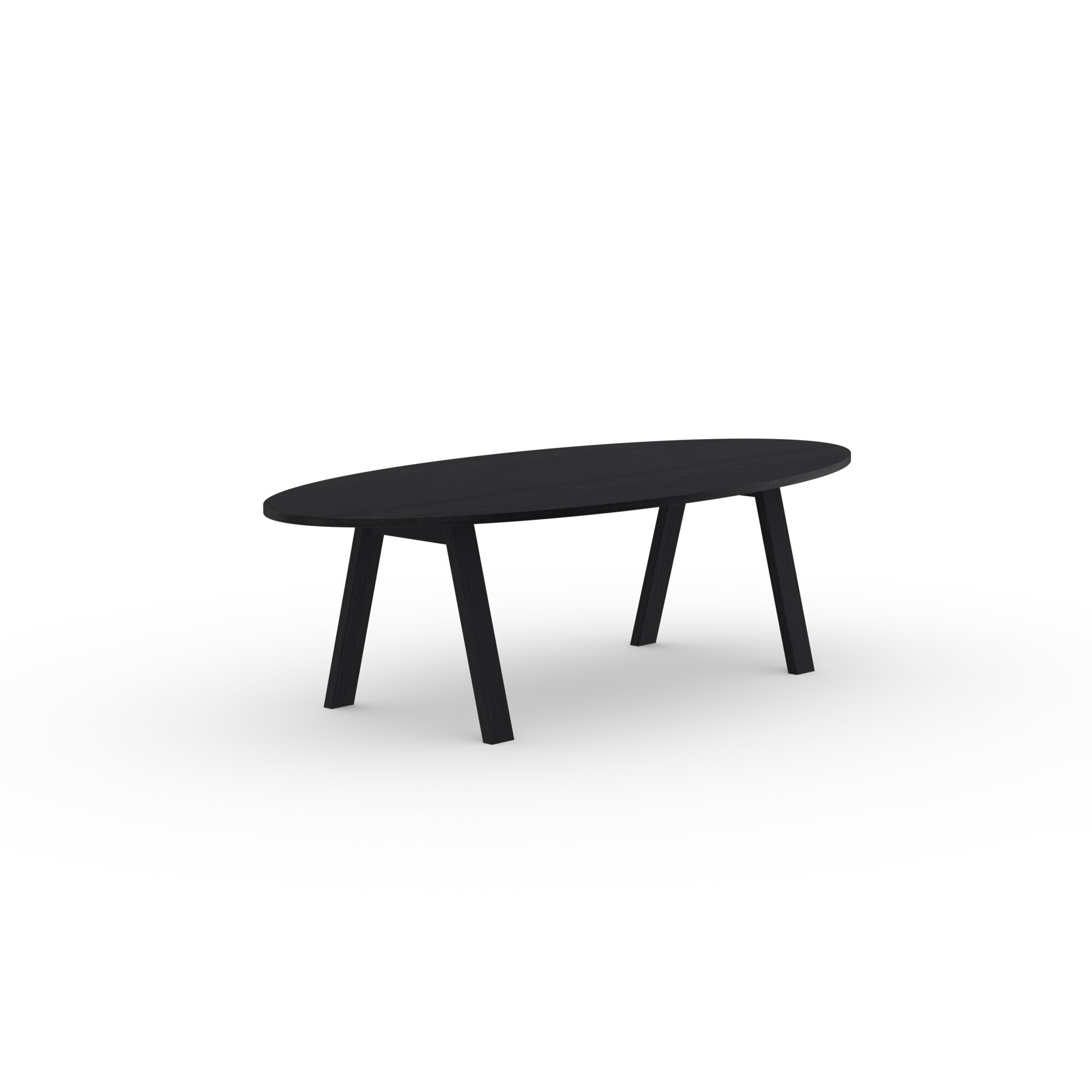 Ovale Design dining table | Legno Oak black stain | Oak black stain | Studio HENK | 