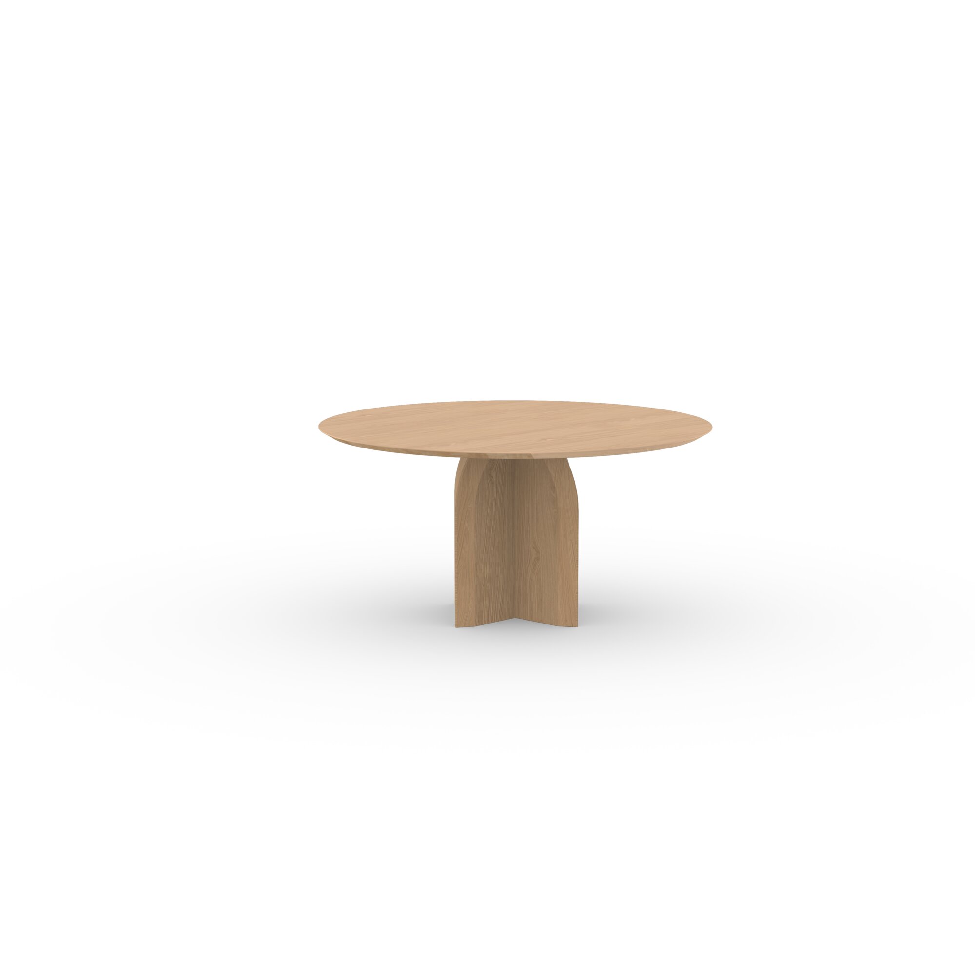 Ronde Design dining table | Slot Quadpod Oak hardwax oil natural light | Oak hardwax oil natural light | Studio HENK| 