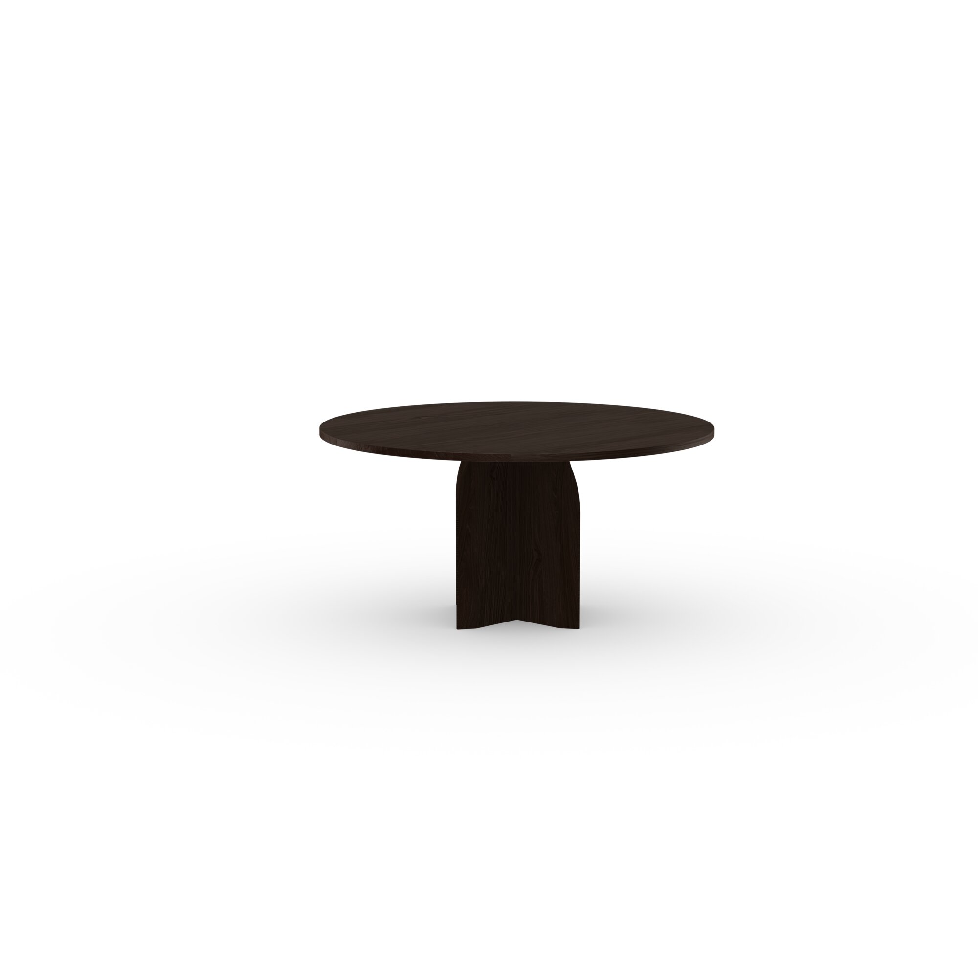 Ronde Design dining table | Slot Quadpod Oak smoked stain | Oak smoked | Studio HENK | 